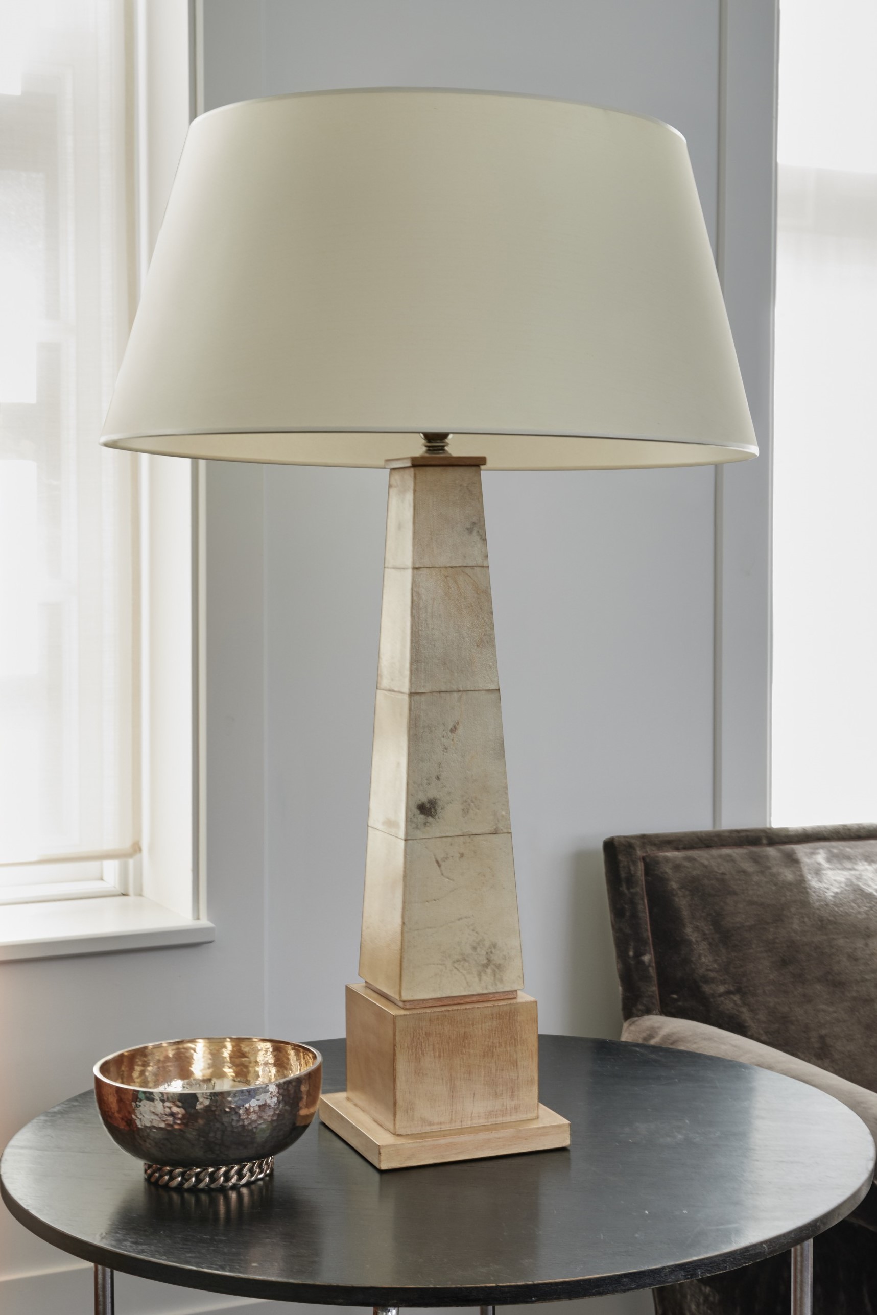 Samuel A. Marx — Pair of "Obelisk" Table Lamps