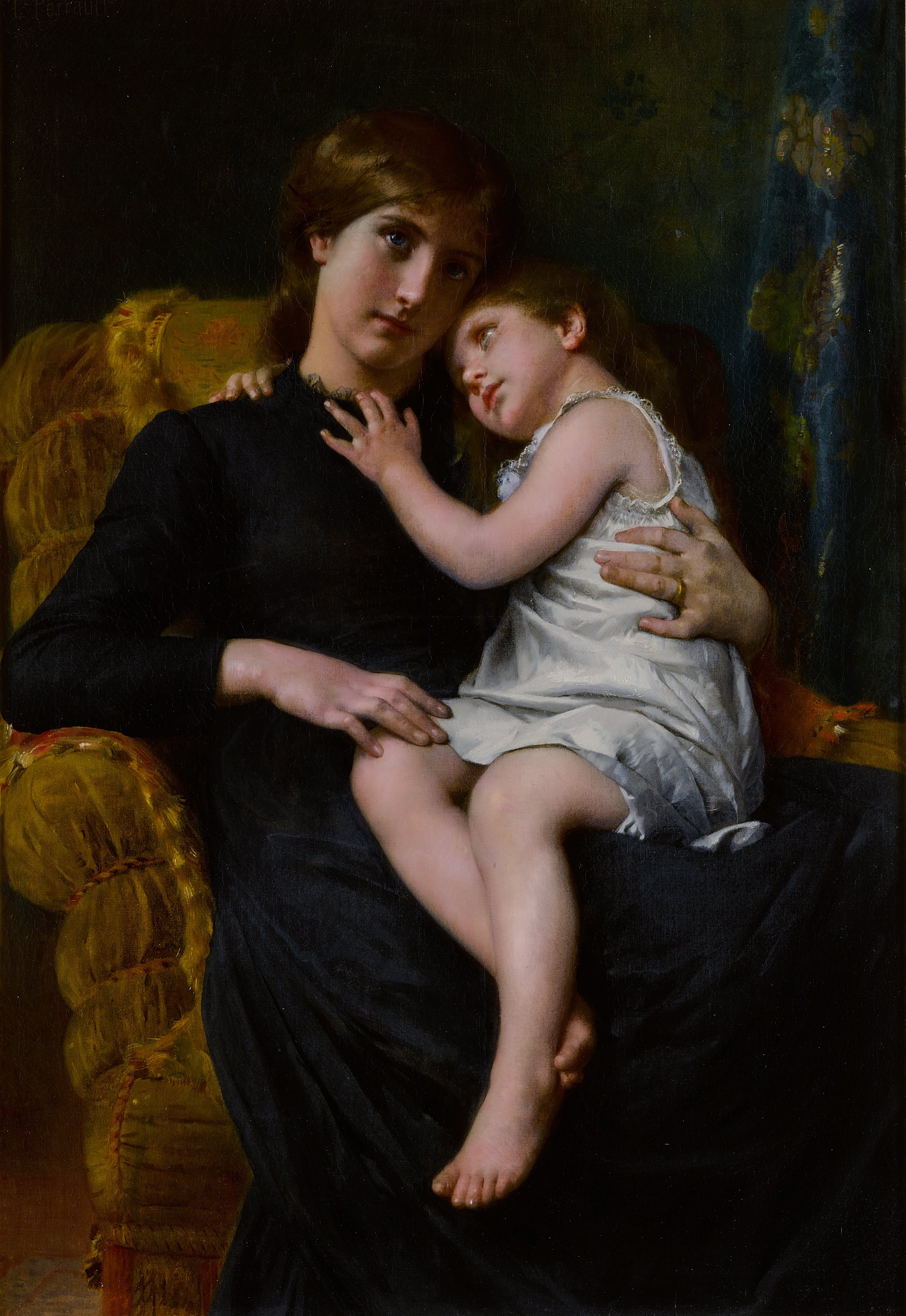 Léon-Jean-Basile Perrault — A Warm Embrace