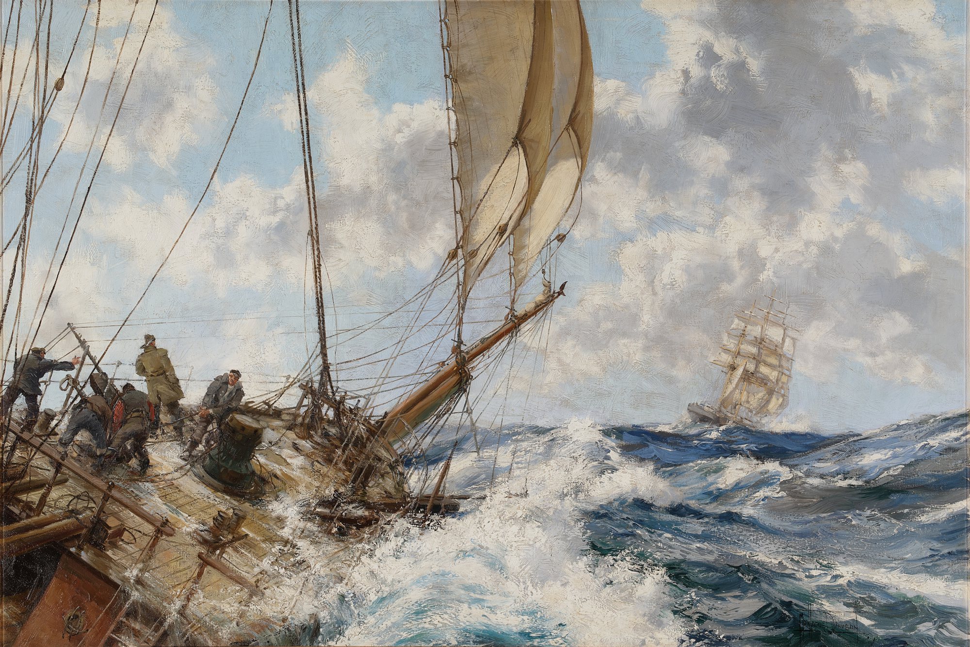 Montague Dawson — Eight Bells