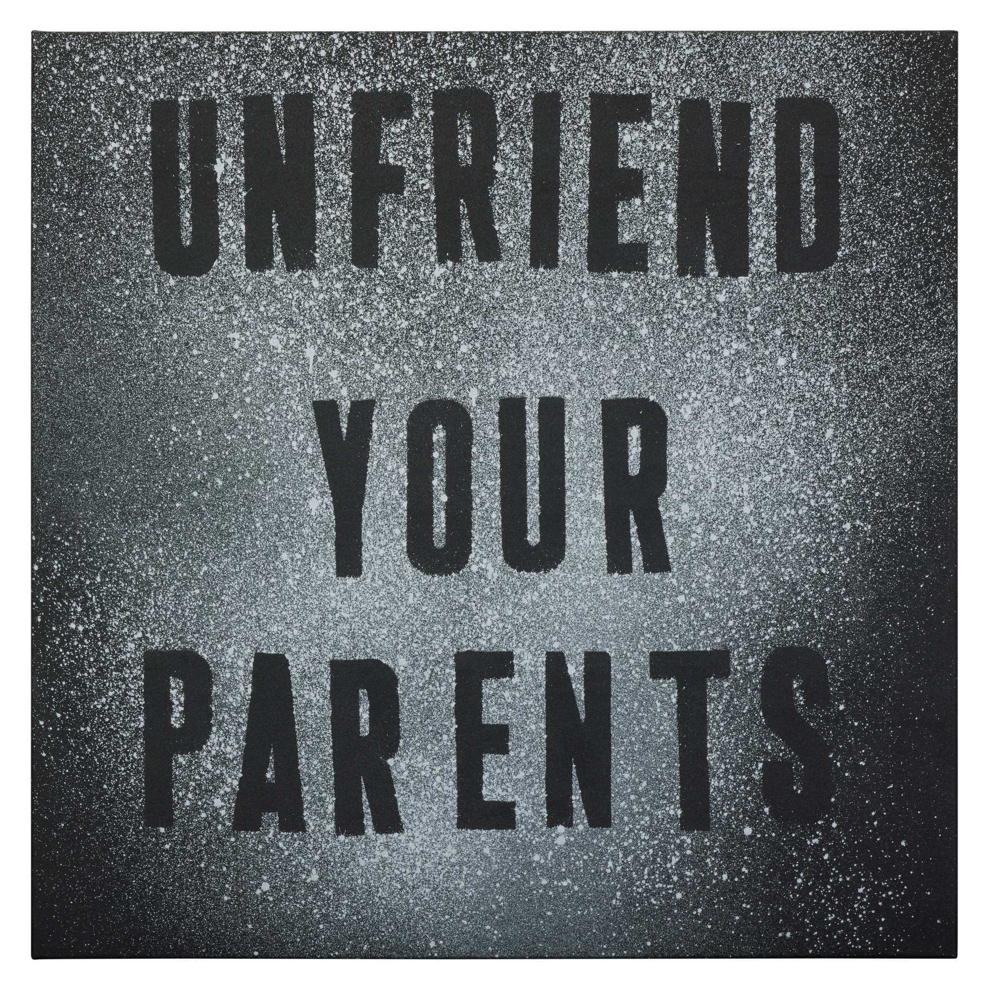 Mark Flood — Untitled (Unfriend Your Parents)
