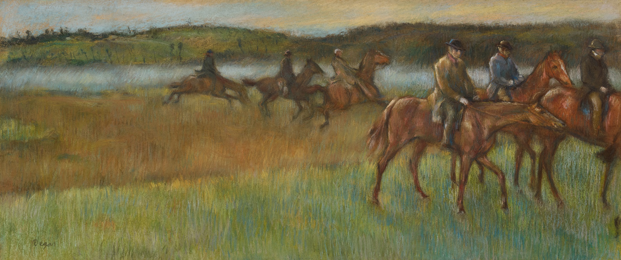 Edgar Degas — Les Entraîneurs