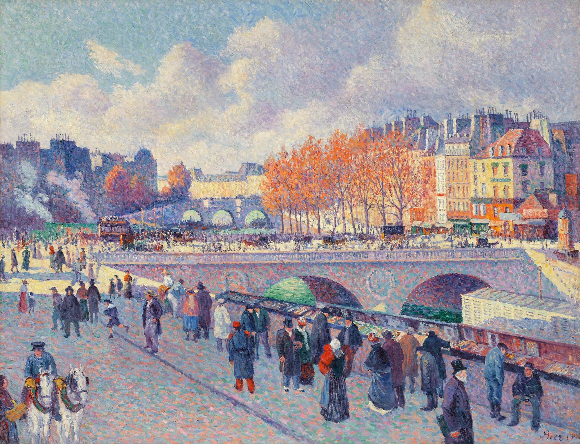 Maximilien Luce — La Seine au Pont Saint-Michel