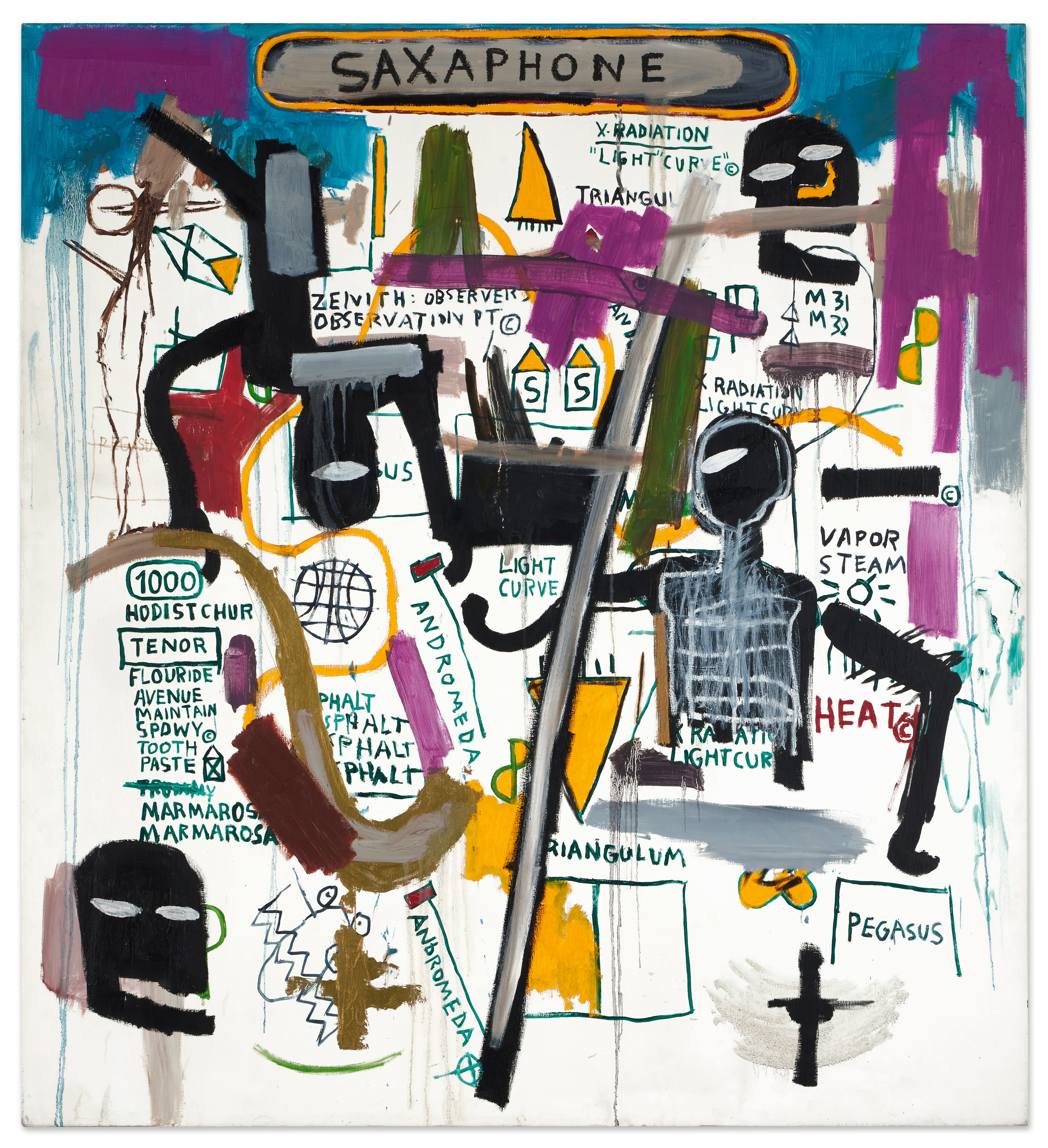 Jean-Michel Basquiat — Saxaphone