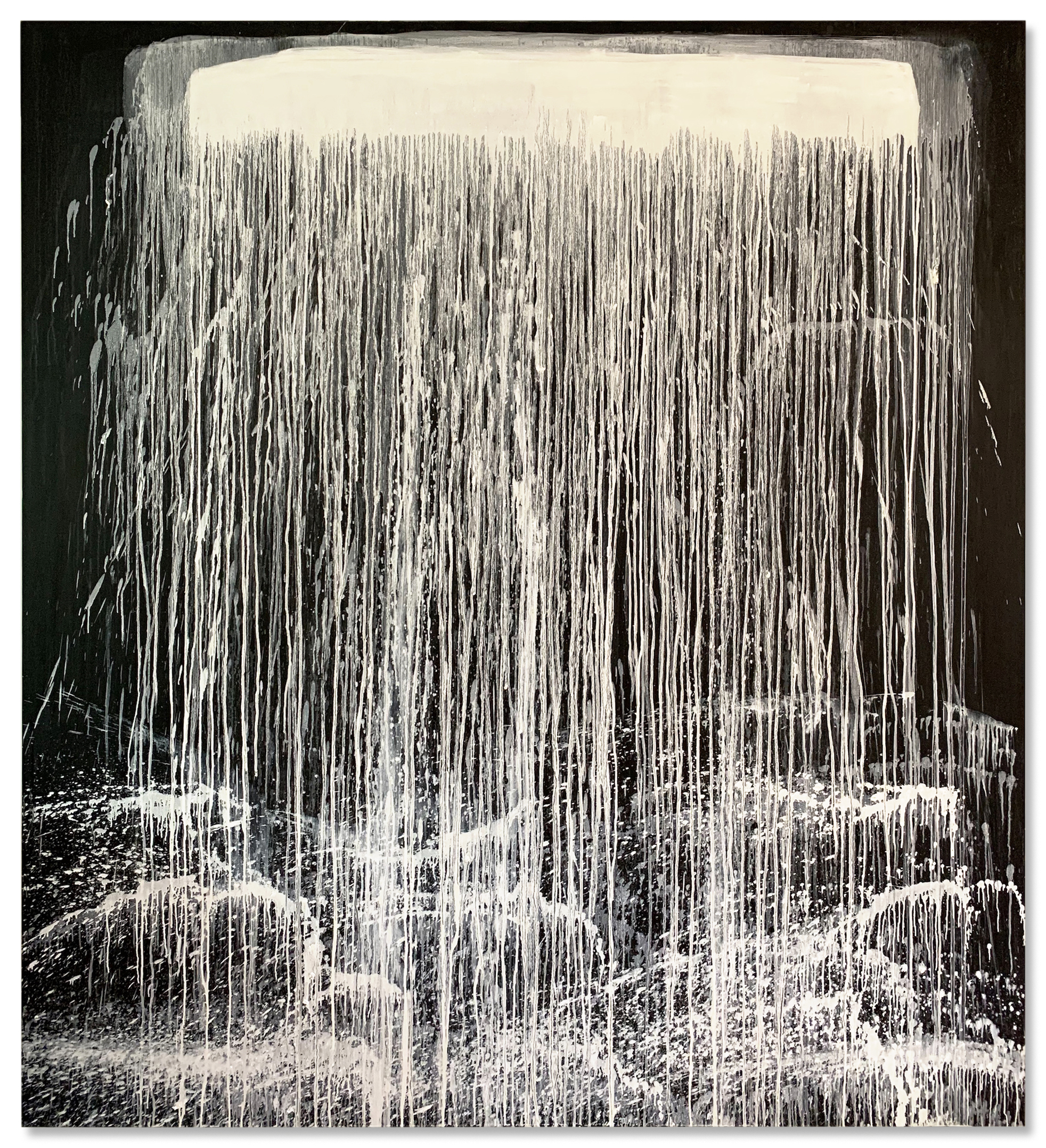 Pat Steir — Paris Waterfall