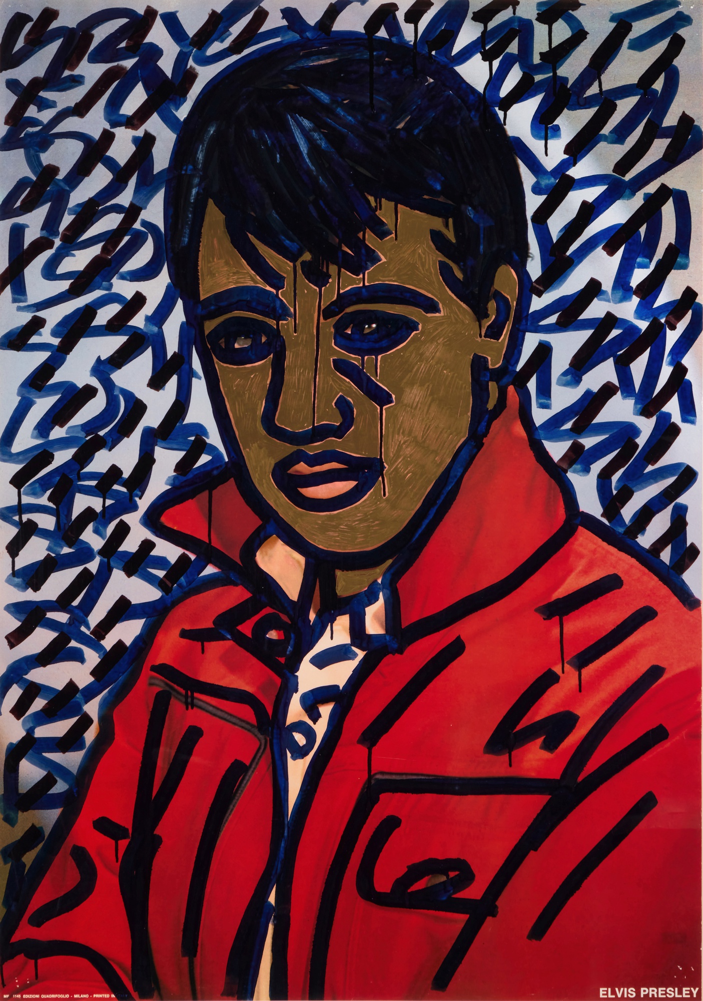 Keith Haring — Untitled (Elvis Presley)