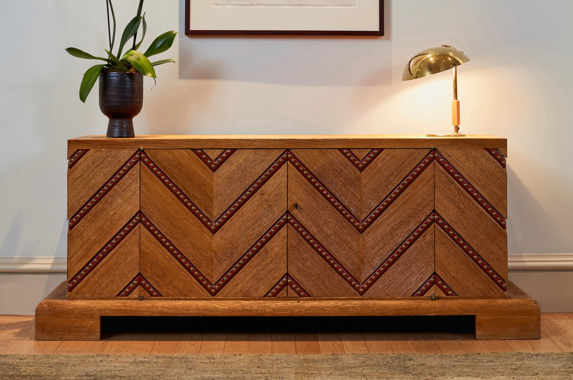 Jean Royère — "Chevron" Sideboard