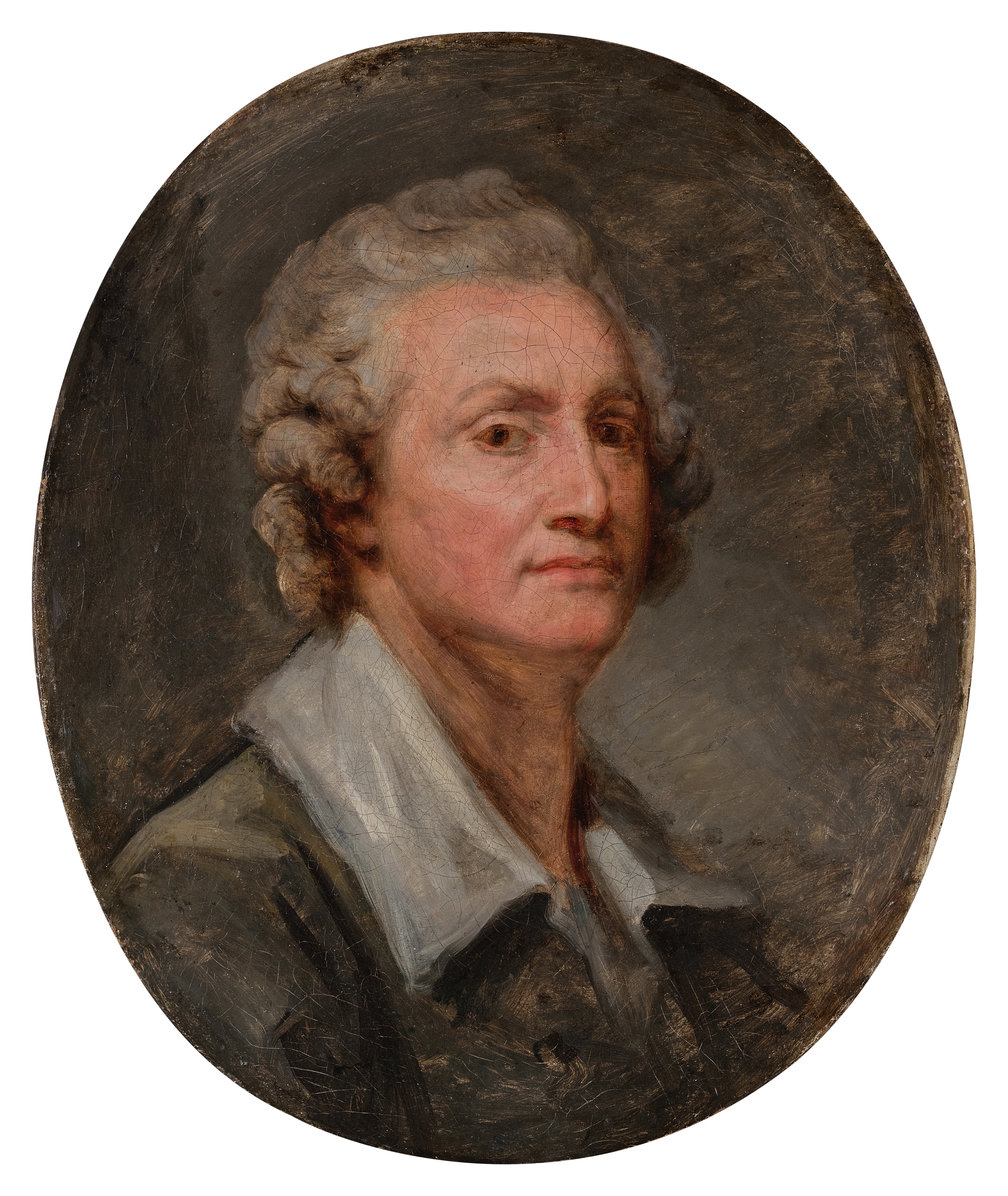 Attributed to Jean-Baptiste Greuze — Self-portrait
