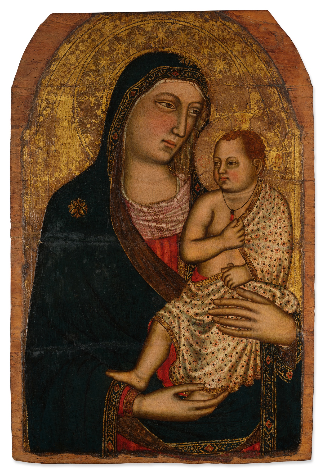 Master of Mezzana — Madonna and Child