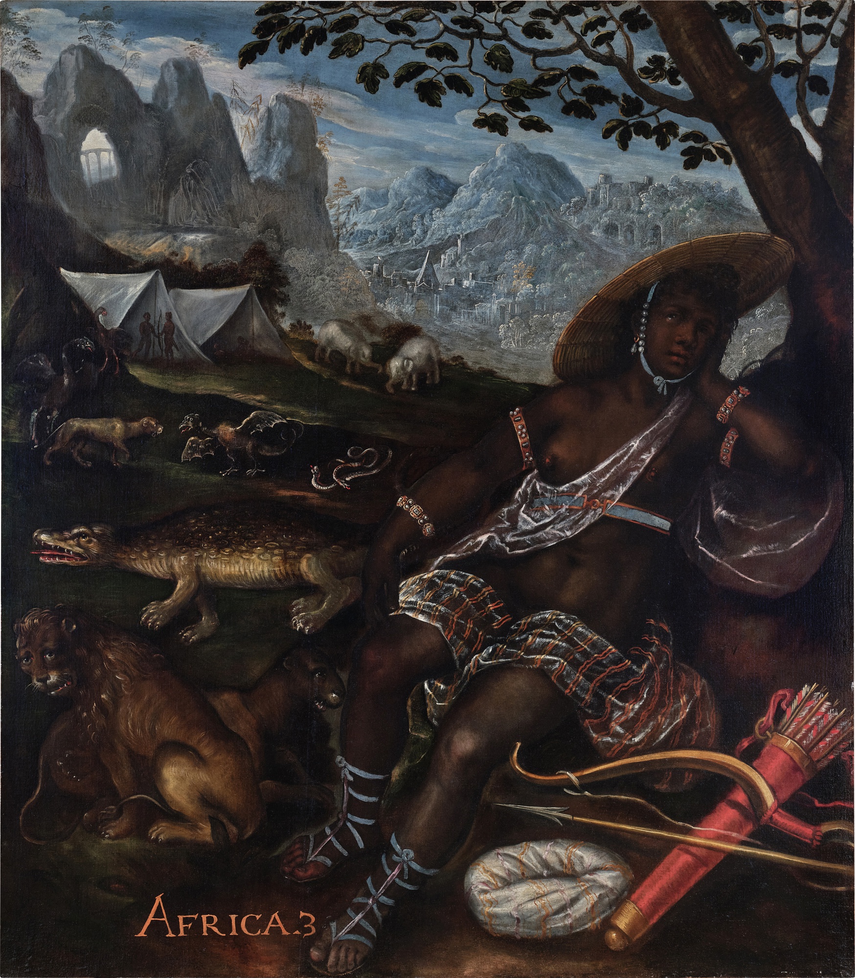 Flemish artist working in Venice, circa 1600 — Allegory of Africa