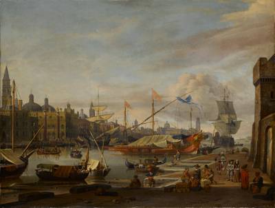 A capriccio of the Grand Canal, Venice