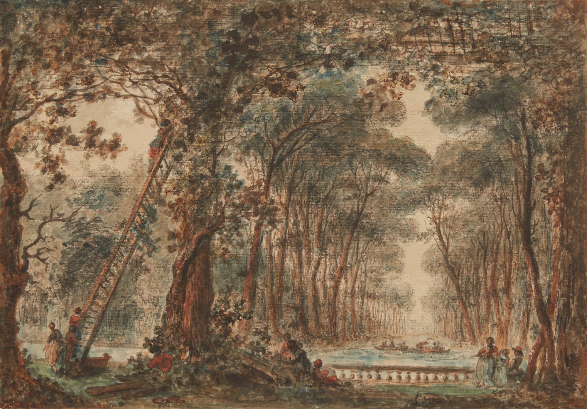 French School, 18th Century — Le canal