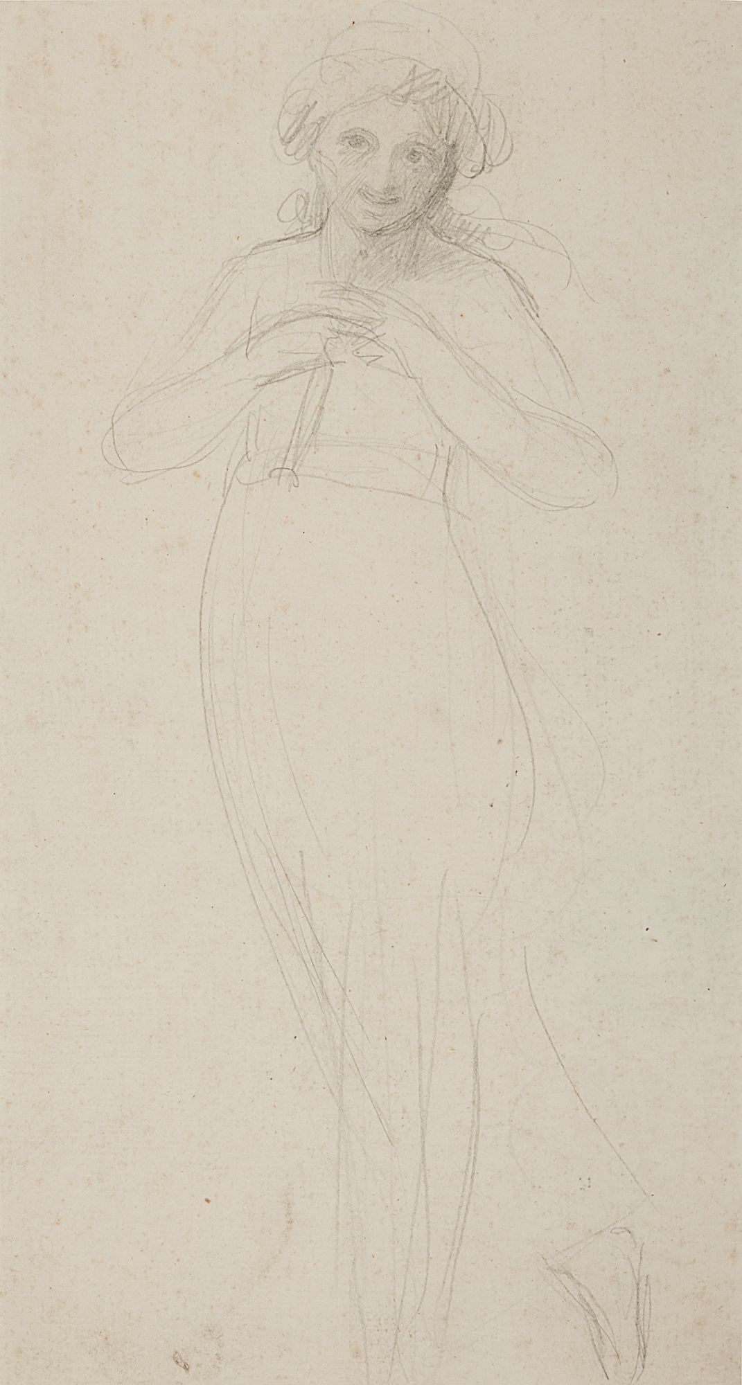 Emma Hamilton as a wood nymph