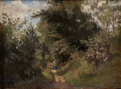 Sentier dans un sous-bois (Path through the Undergrowth)