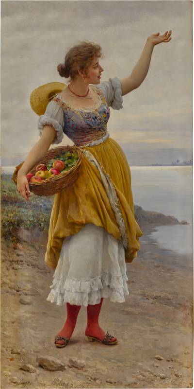 Woman with a Basket of Fruit