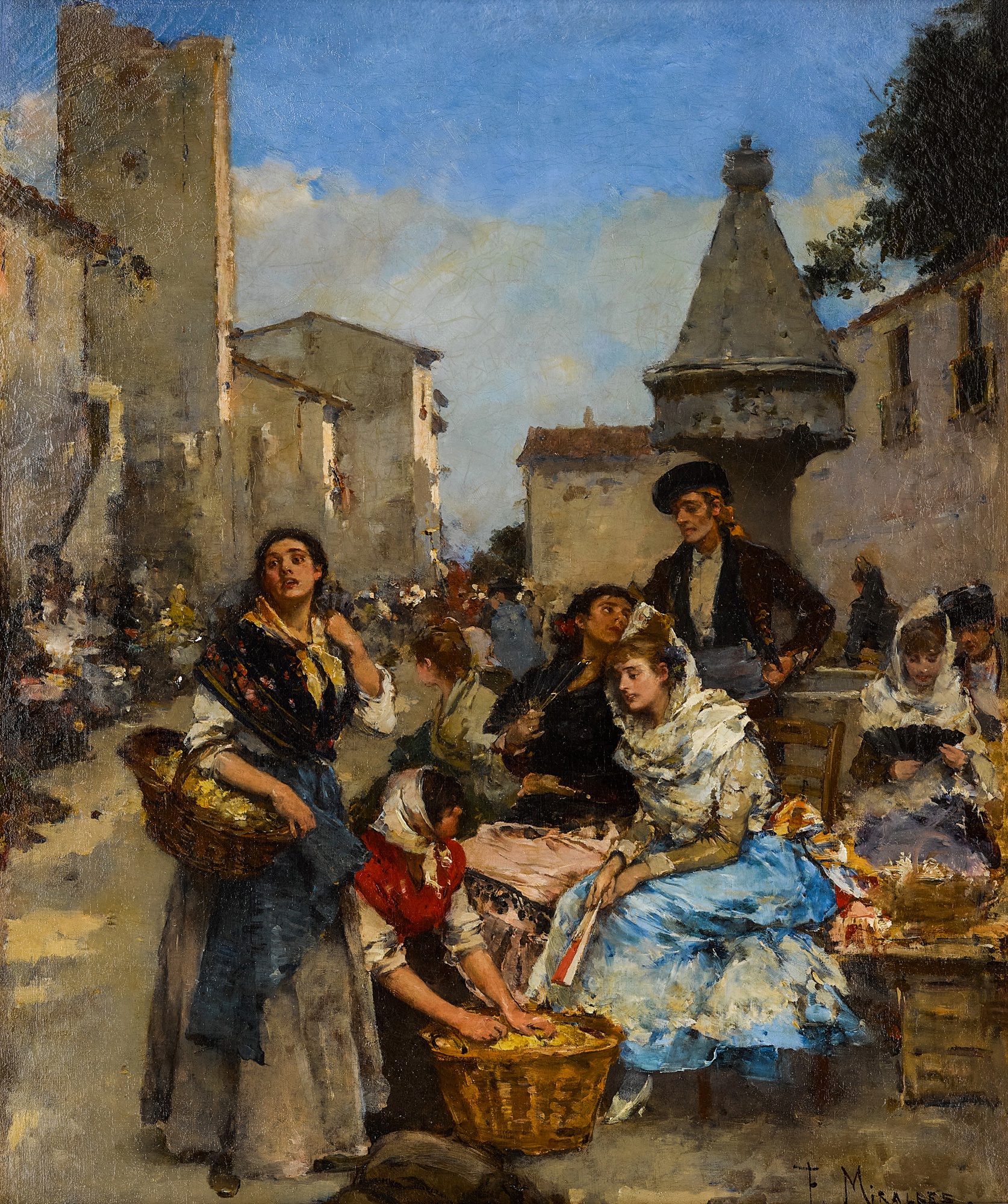 Francisco Miralles y Galup — At the Market