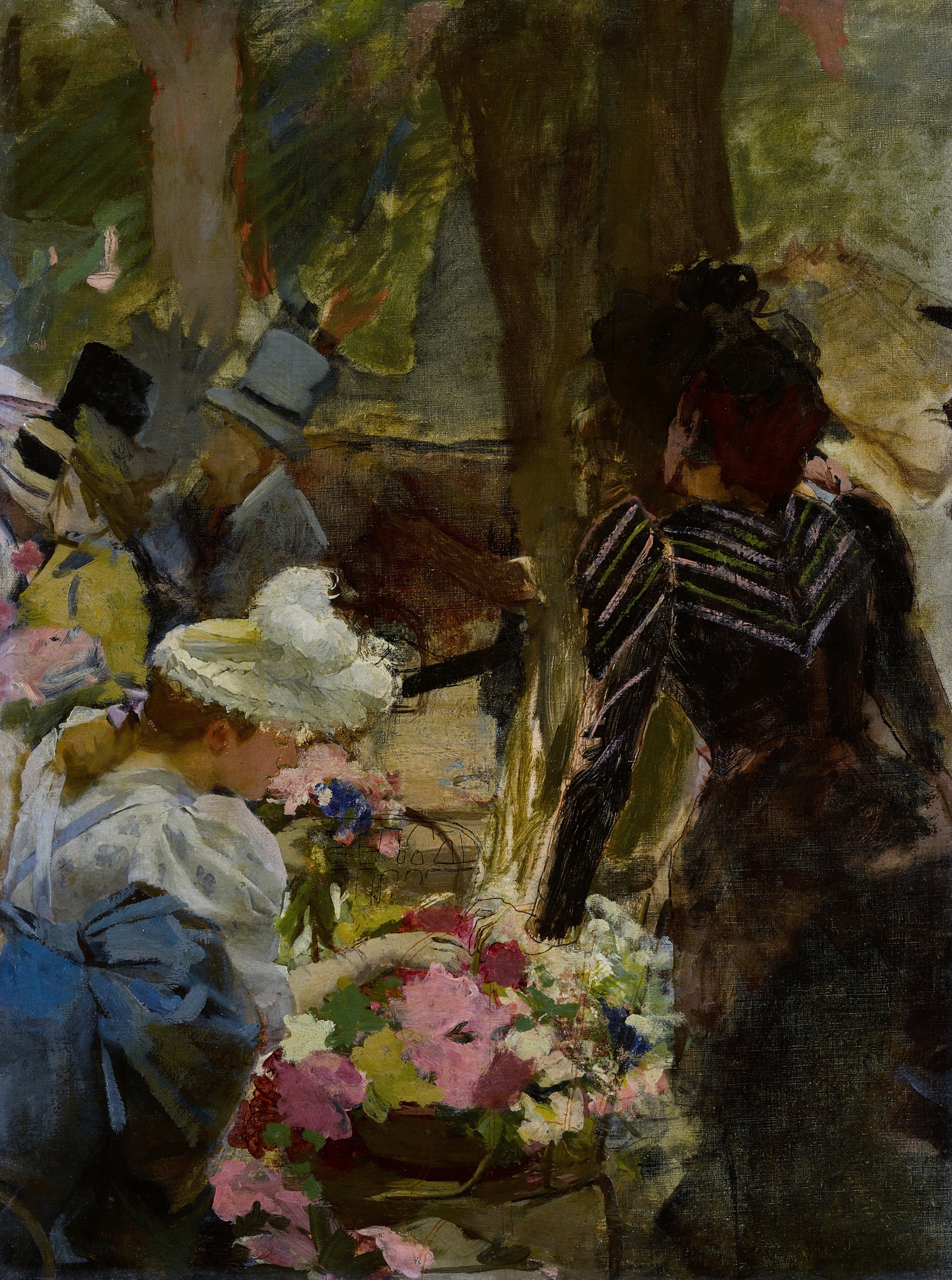 Henri Gervex — Le Marché aux fleurs