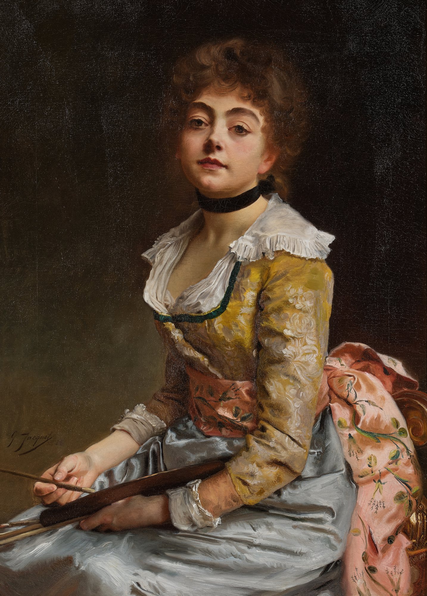 Gustave Jean Jacquet — Portrait of an Artist