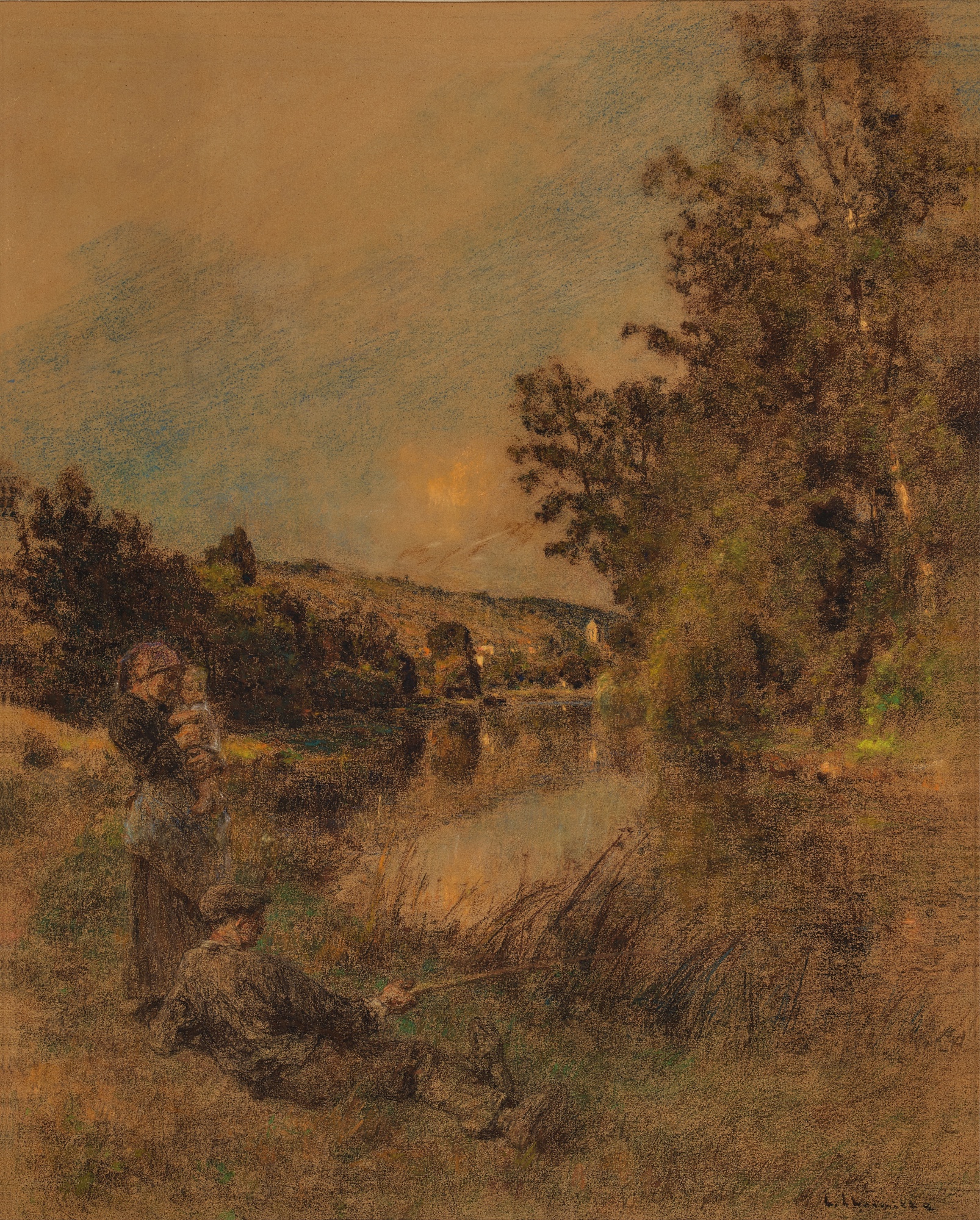 Léon-Augustin L'Hermitte — Les pêcheurs de la Marne