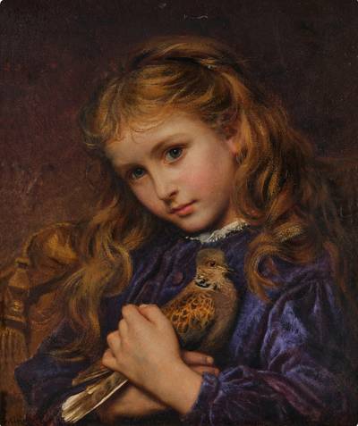 Girl with Turtledove