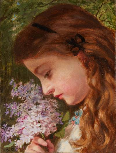 Girl with Lilac