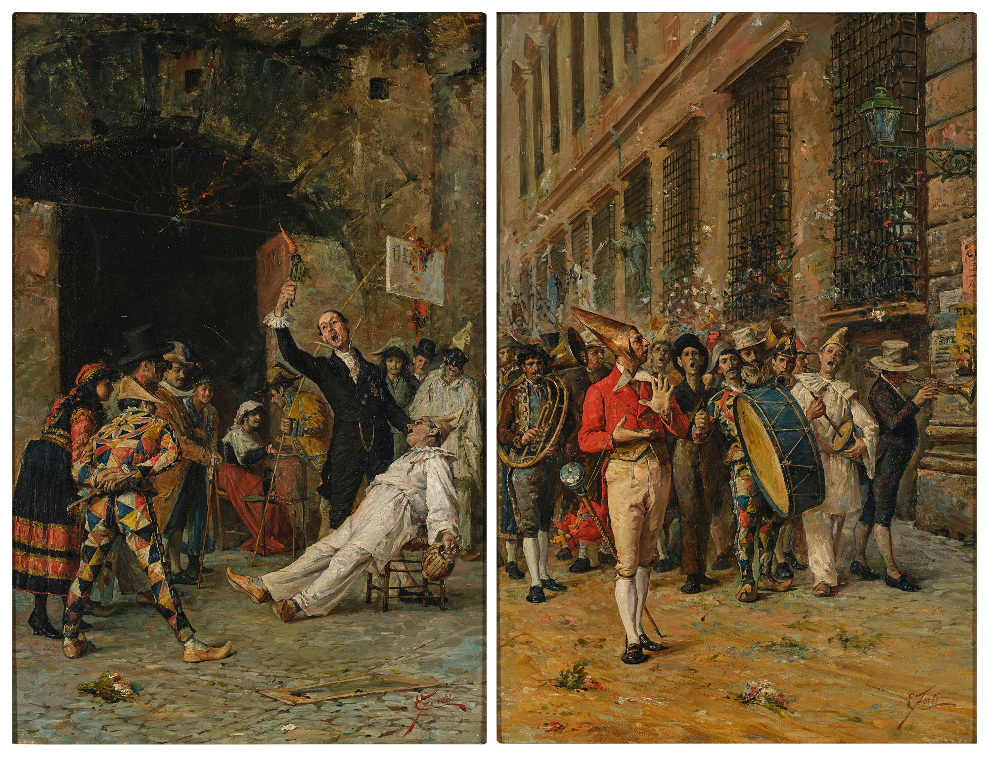 Ettore Forti — Carnival; Carnival Procession