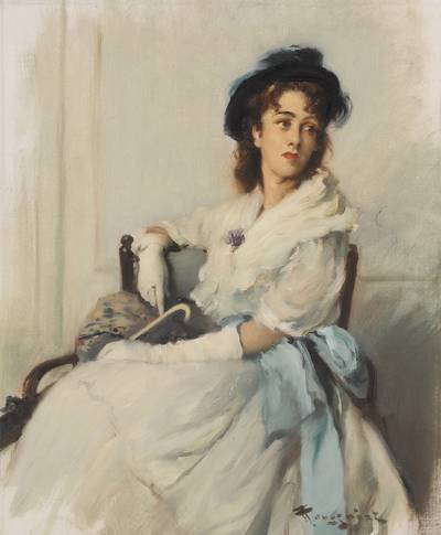 Elégante au parasol