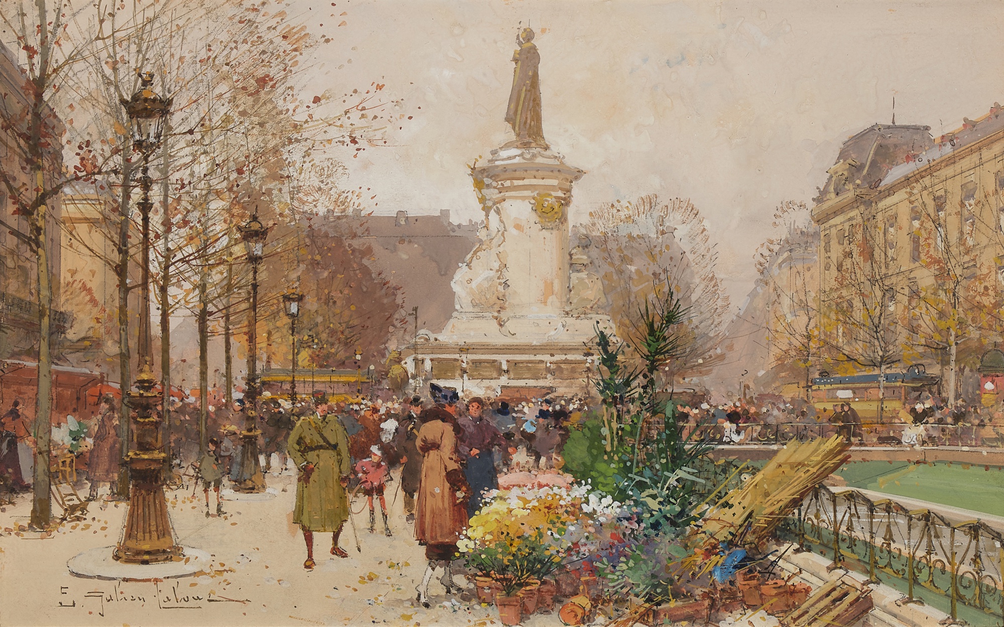 Eugène Galien-Laloue — Place de La Republique