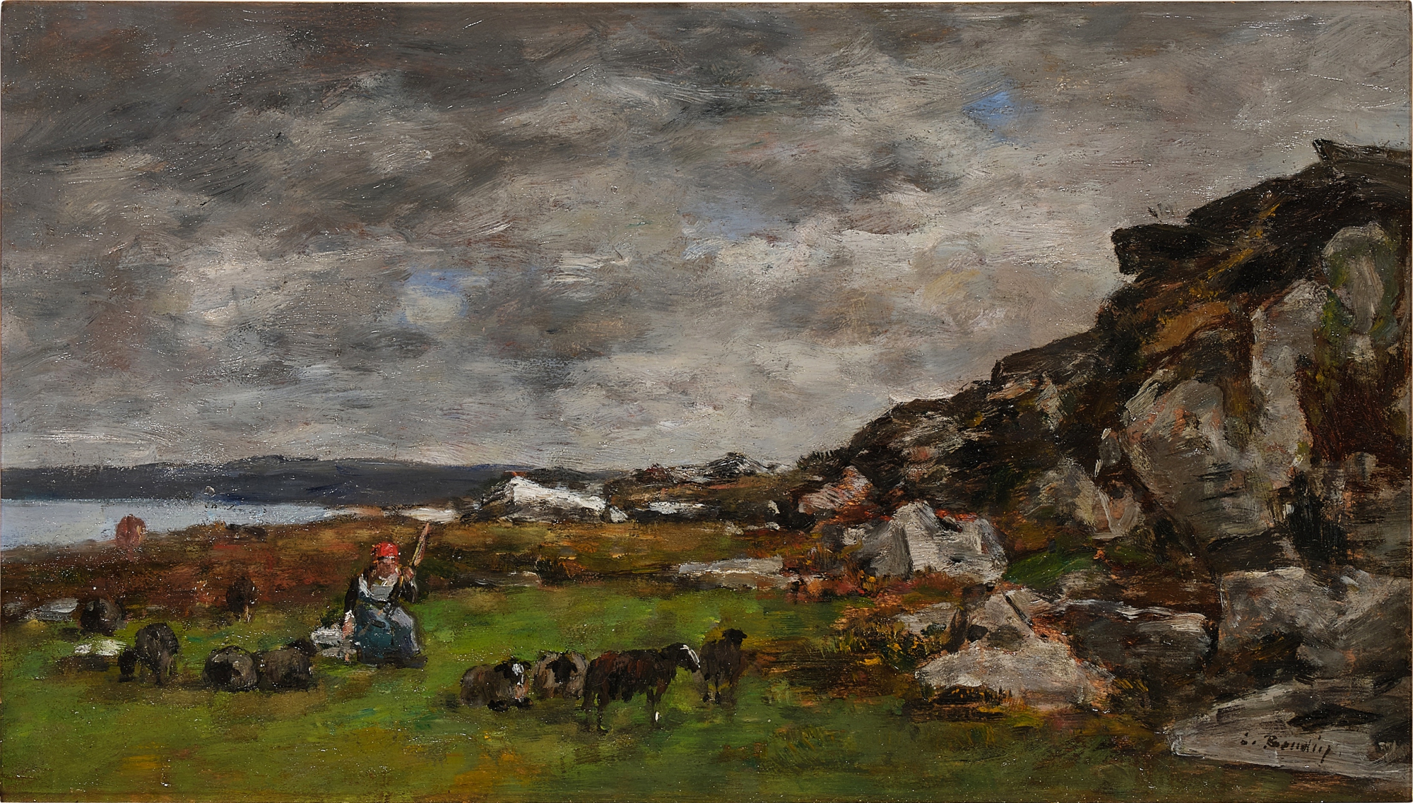 Eugène Boudin — Environs de Plougastel