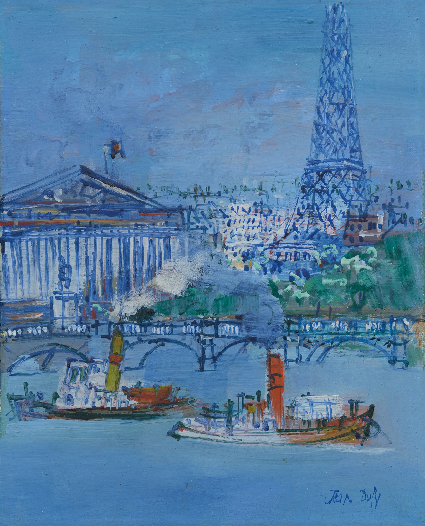 Jean Dufy — Paris, La Tour Eiffel