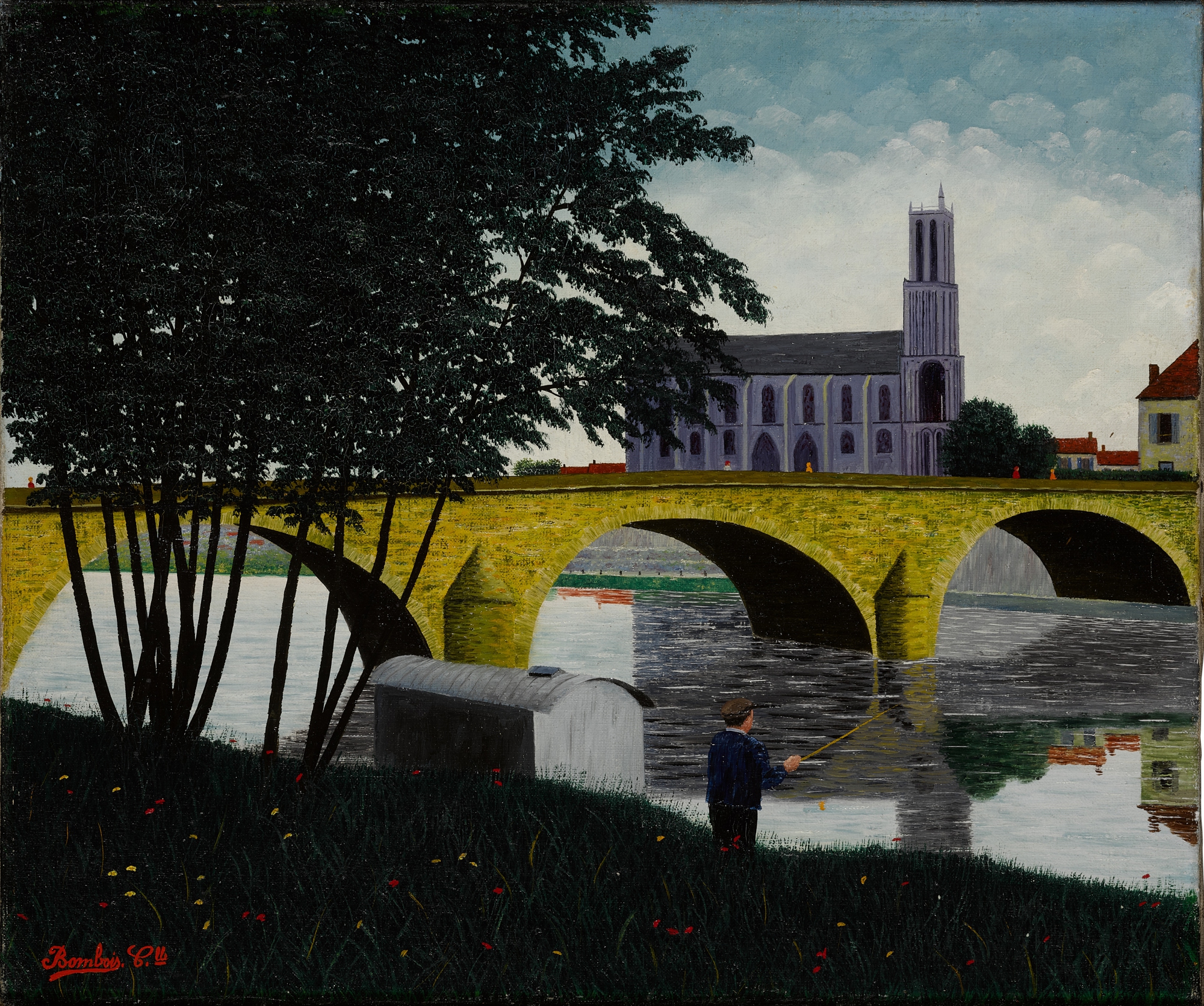 La Seine et la Cathedral de Mantes