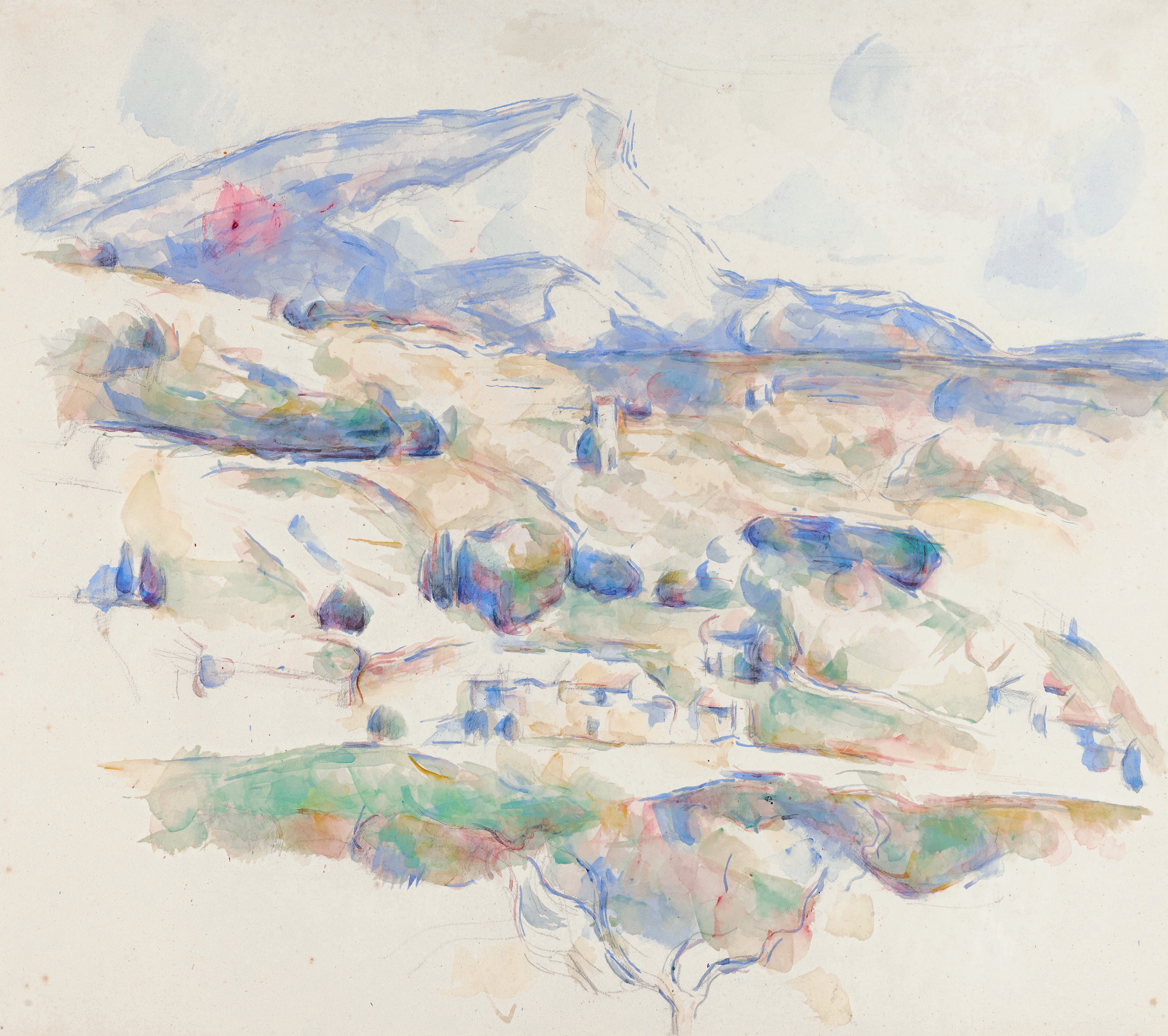 Unknown — La Montagne Sainte-Victoire vue des Lauves