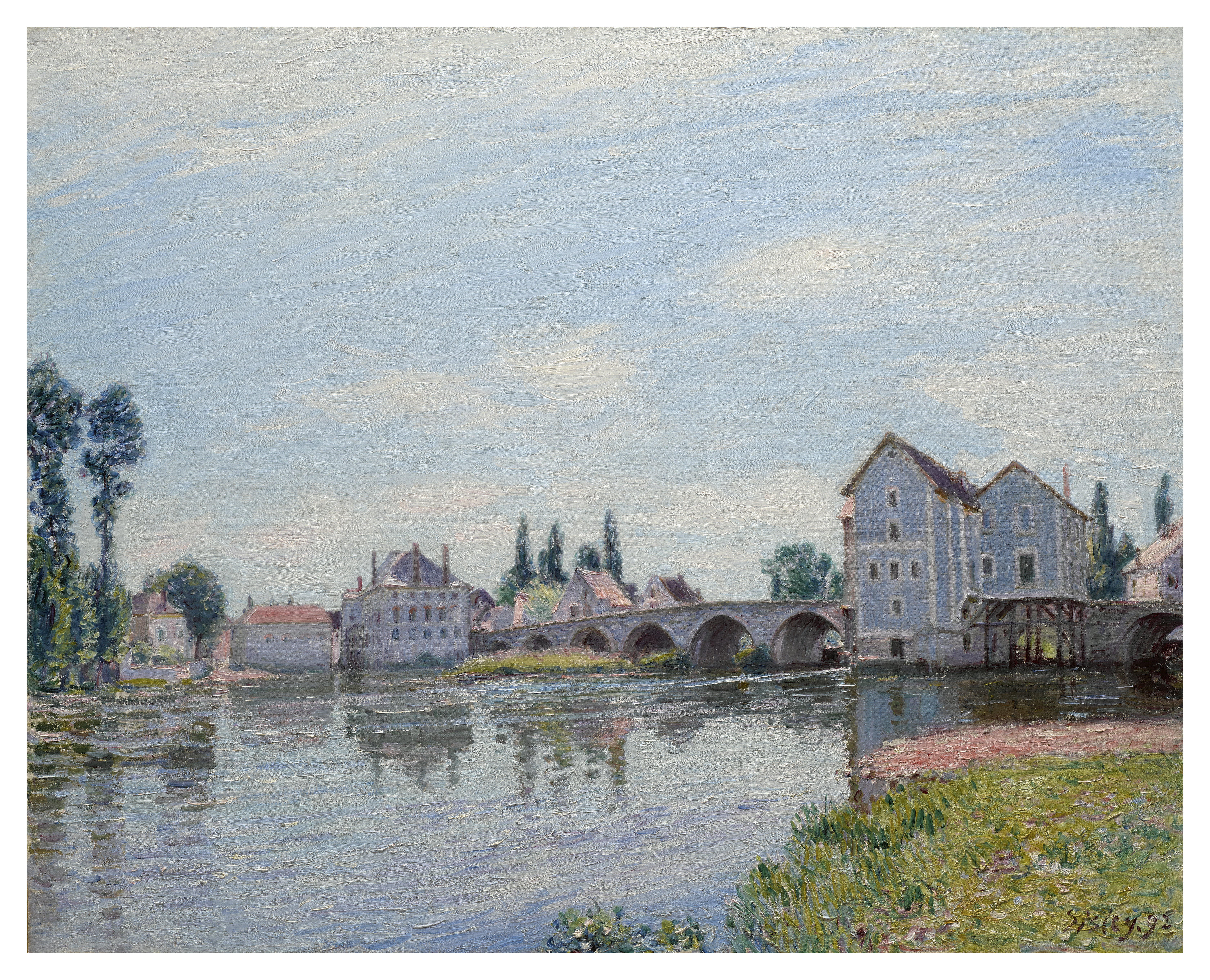 Alfred Sisley — Le Pont de Moret-sur-Loing