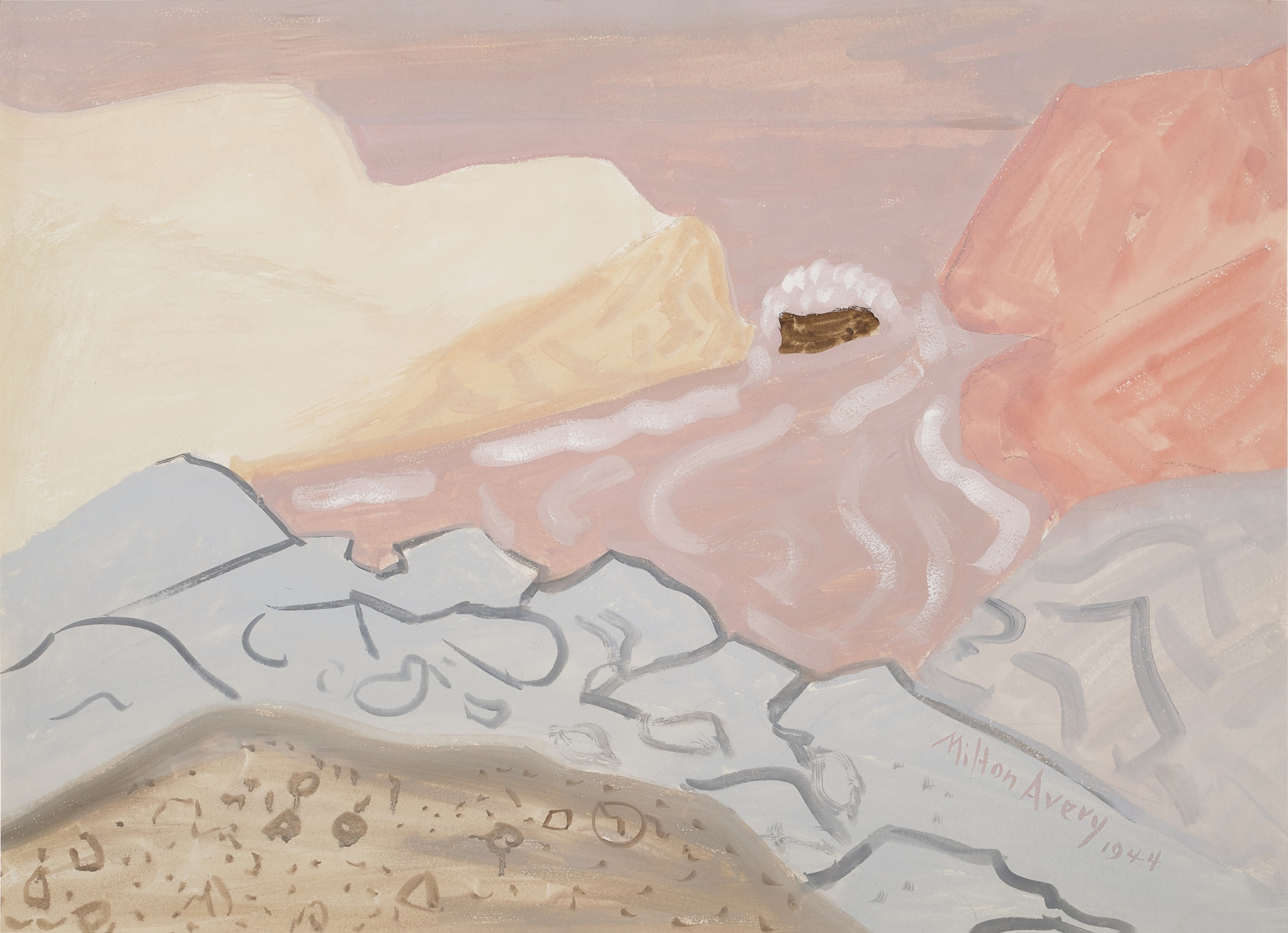 Milton Avery — Lavender Sea