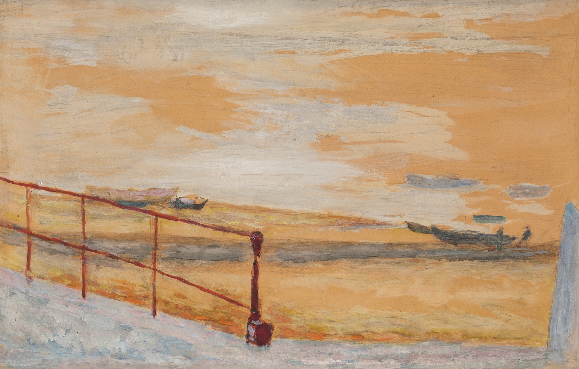 Pierre Bonnard — La Plage à Trouville