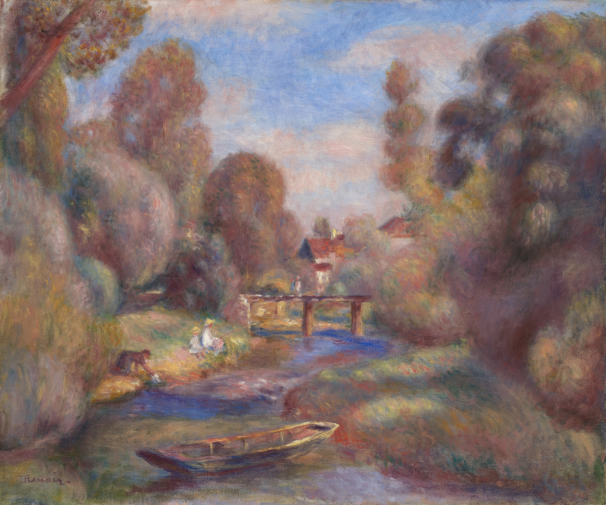 Pierre-Auguste Renoir — La Passerelle d'Essoyes