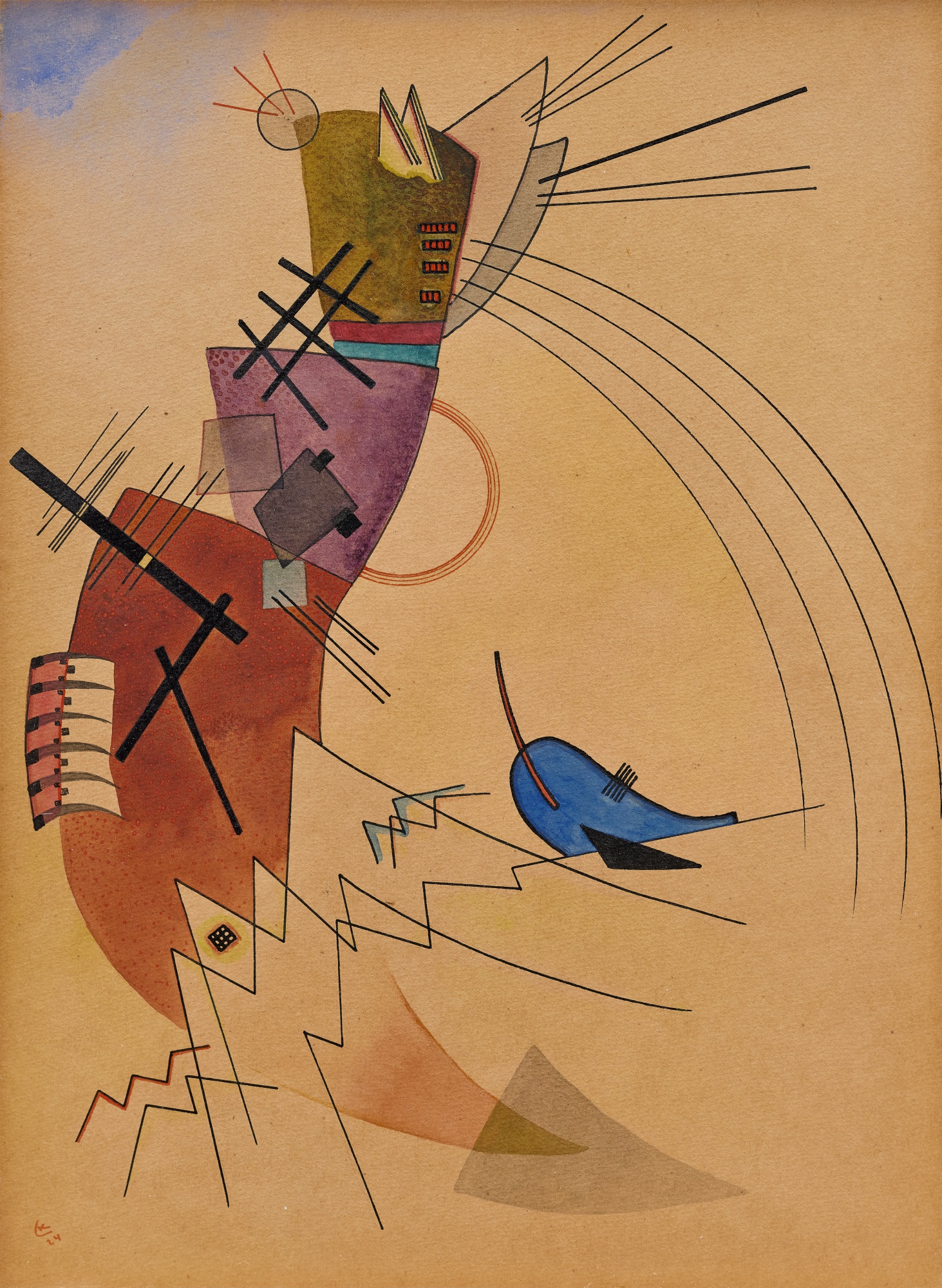 Wassily Kandinsky — Aufstieg (Ascent)