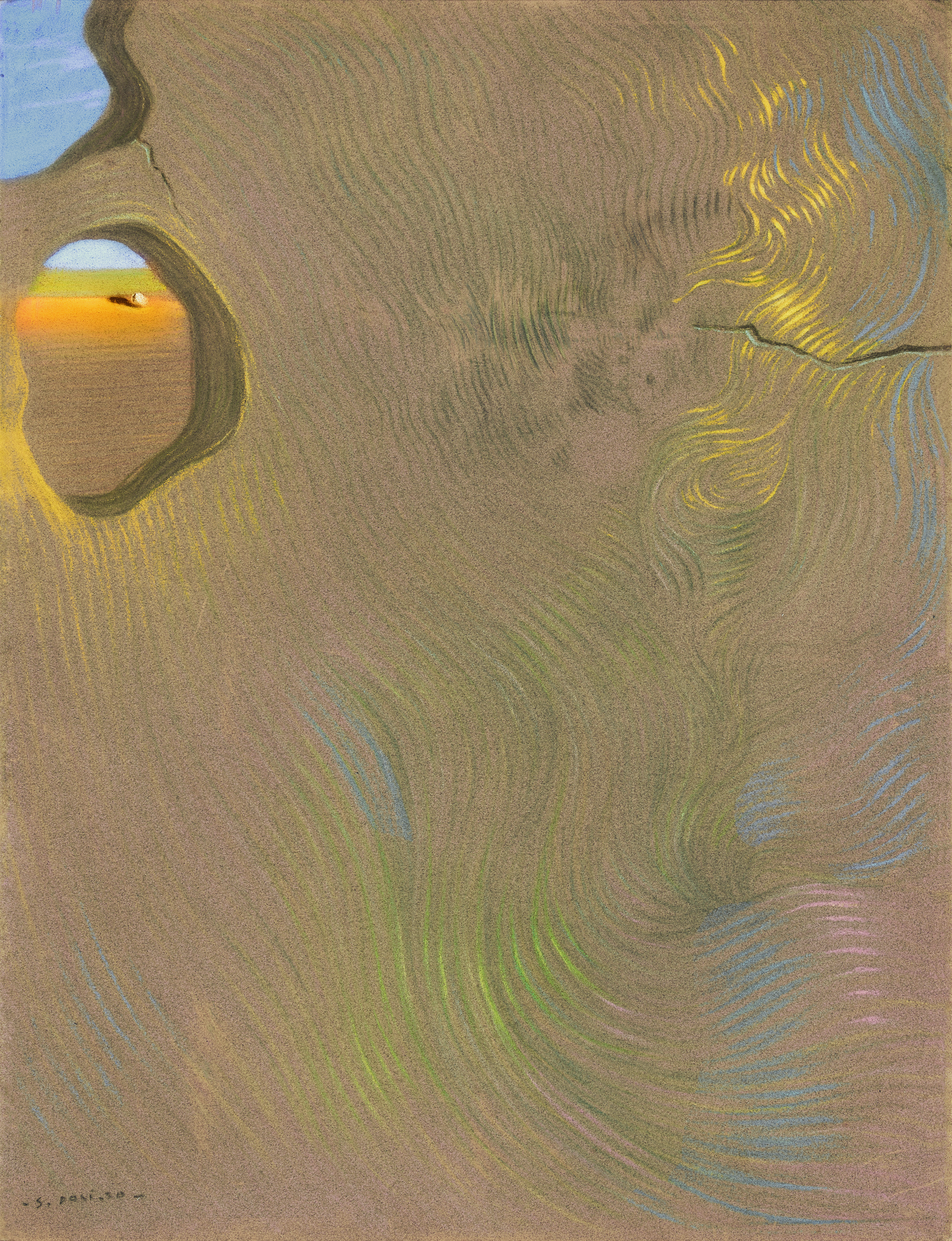 Salvador Dalí — Sans titre, chevelure