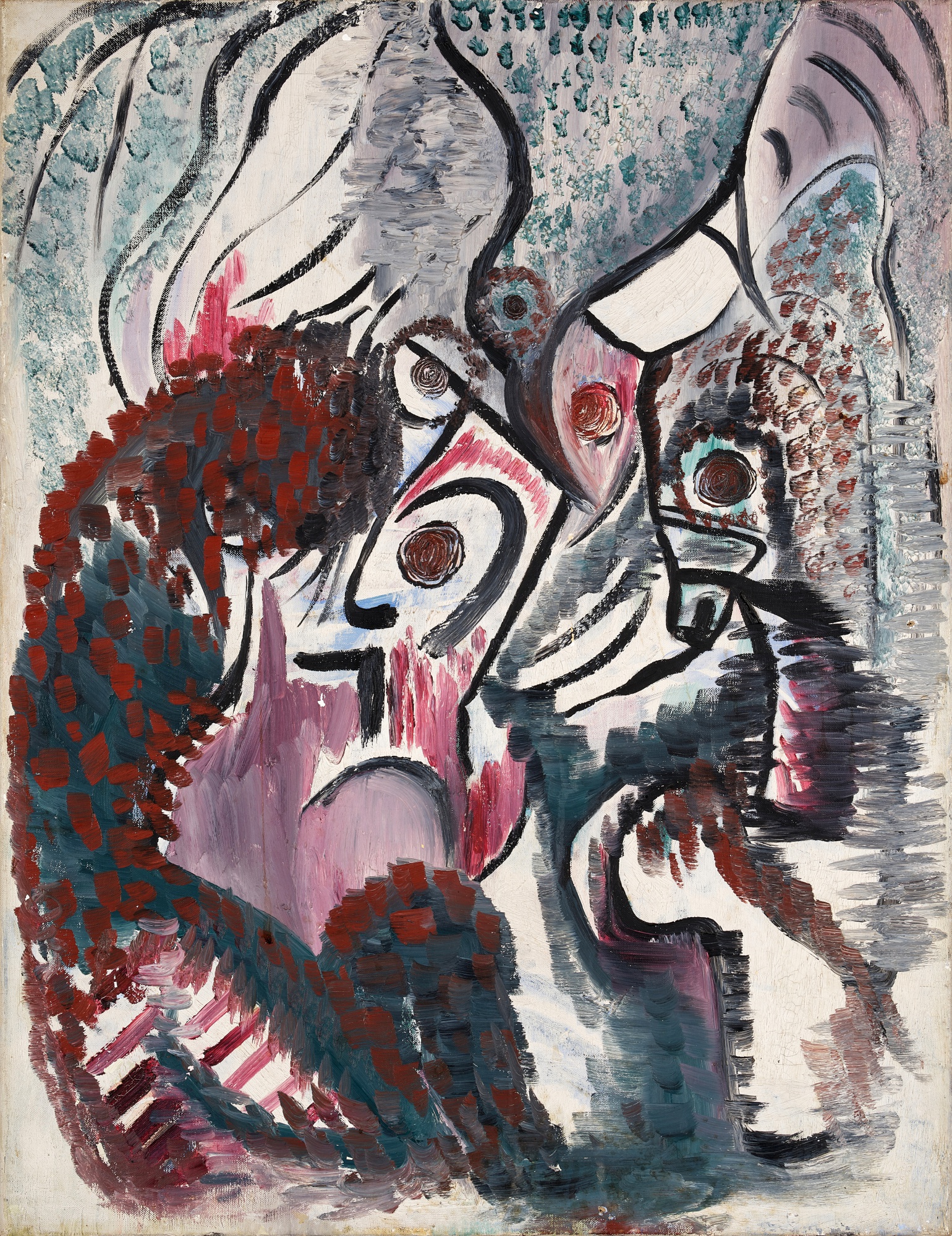 Alice Rahon — Dans le forêt no. 6