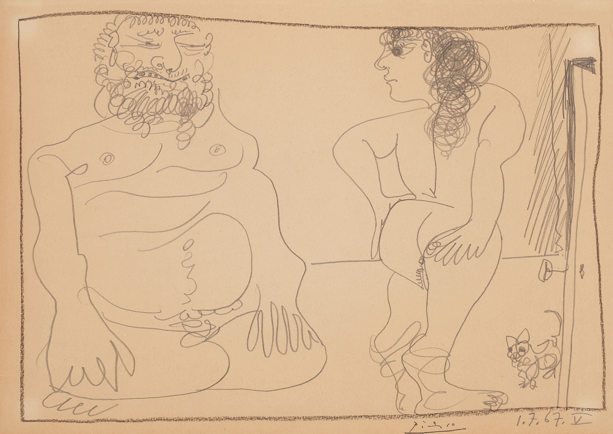 Pablo Picasso — Homme et femme