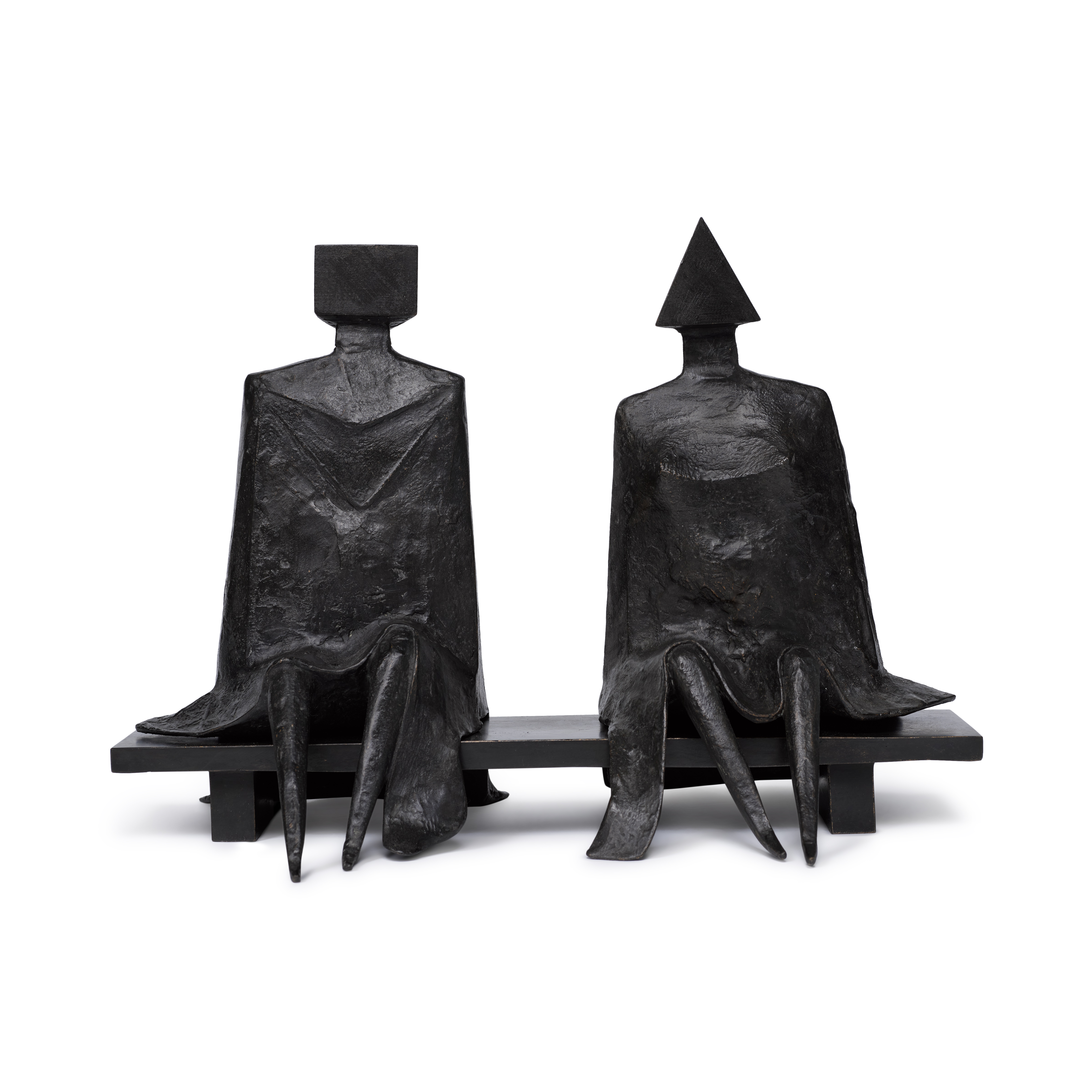 Lynn Chadwick — Maquette I Sitting Couple on Bench