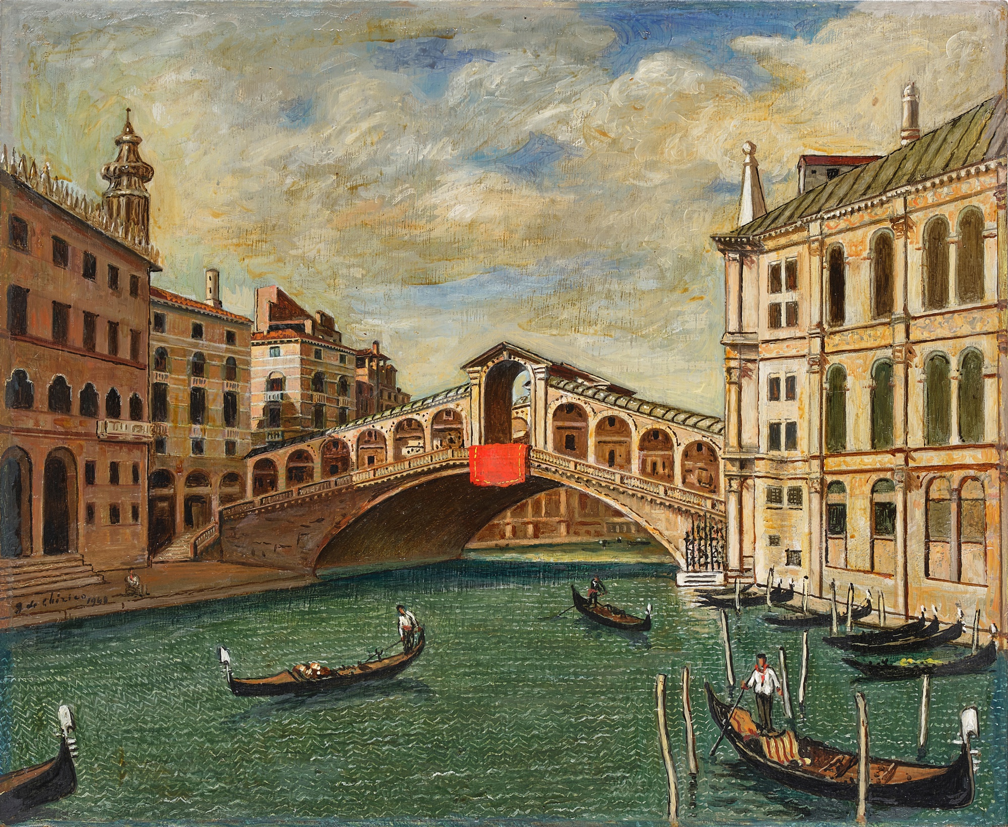 Giorgio de Chirico — Venezia, Ponte di Rialto
