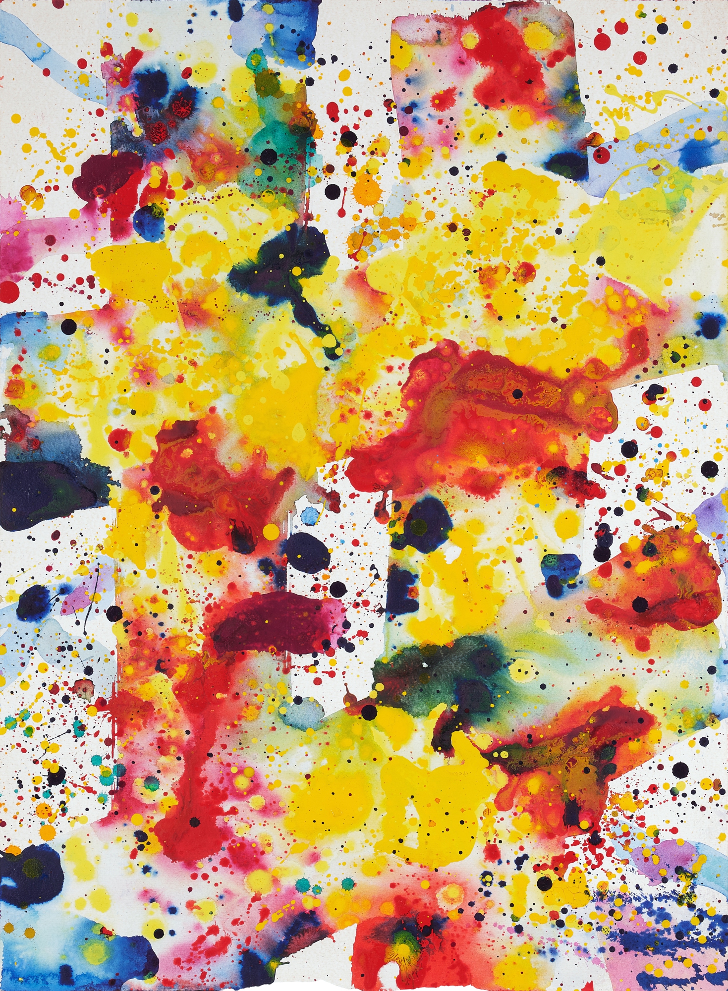 Sam Francis — Two Thicket Columns (Nancy's Legs)