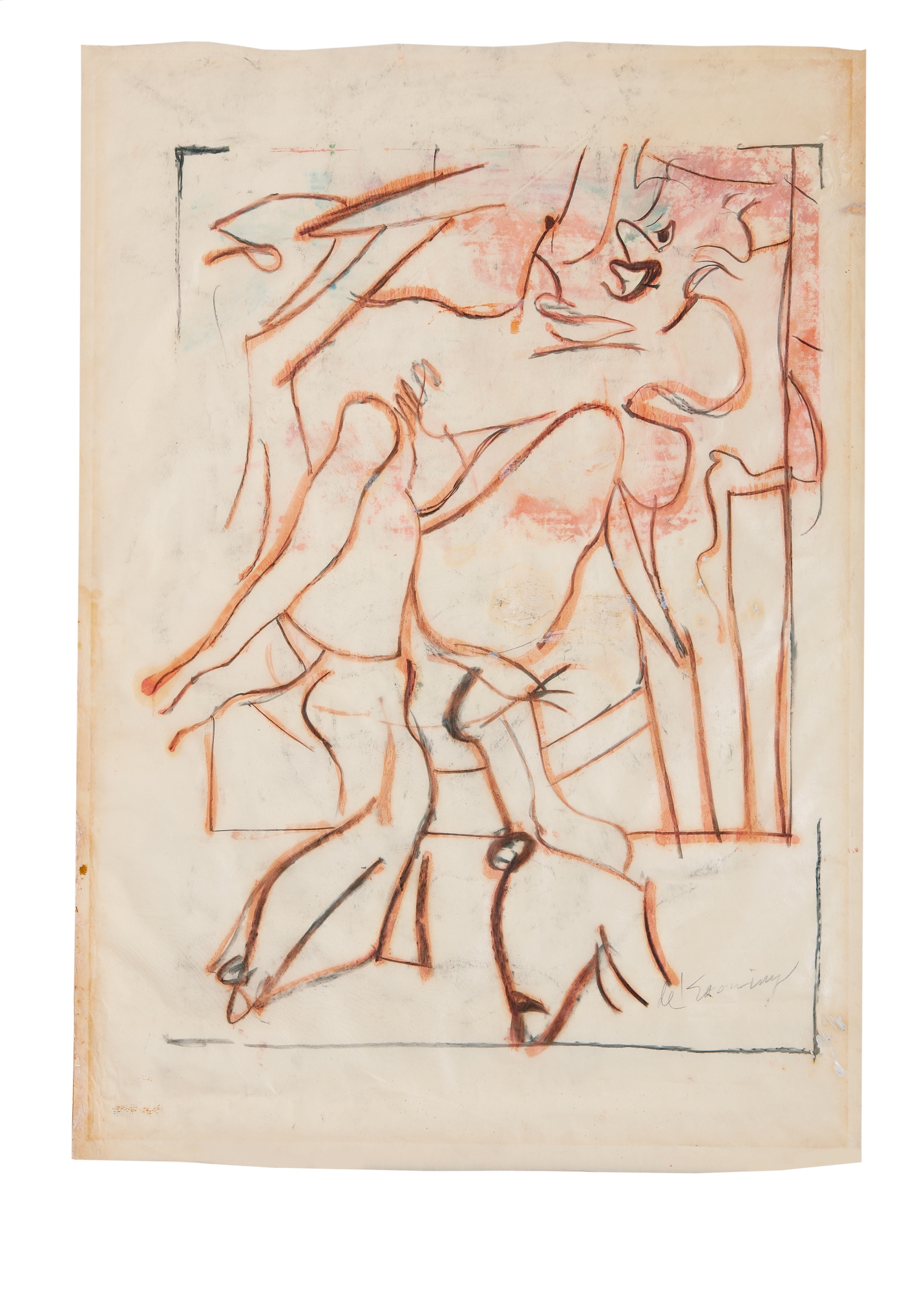 Willem de Kooning — Untitled (Woman with High Heels)