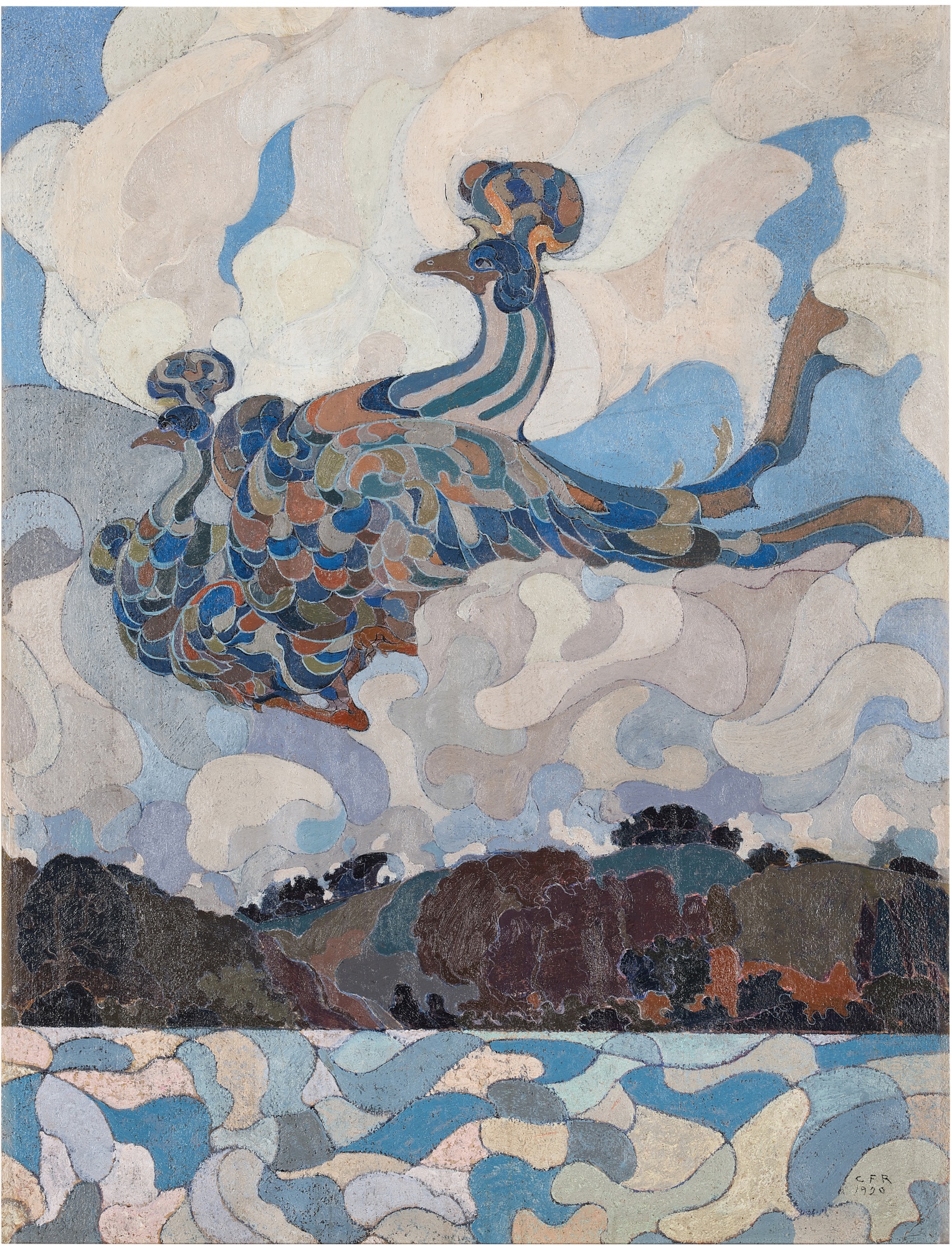 Charles Frederic Ramsey — Phoenix Bird on the River