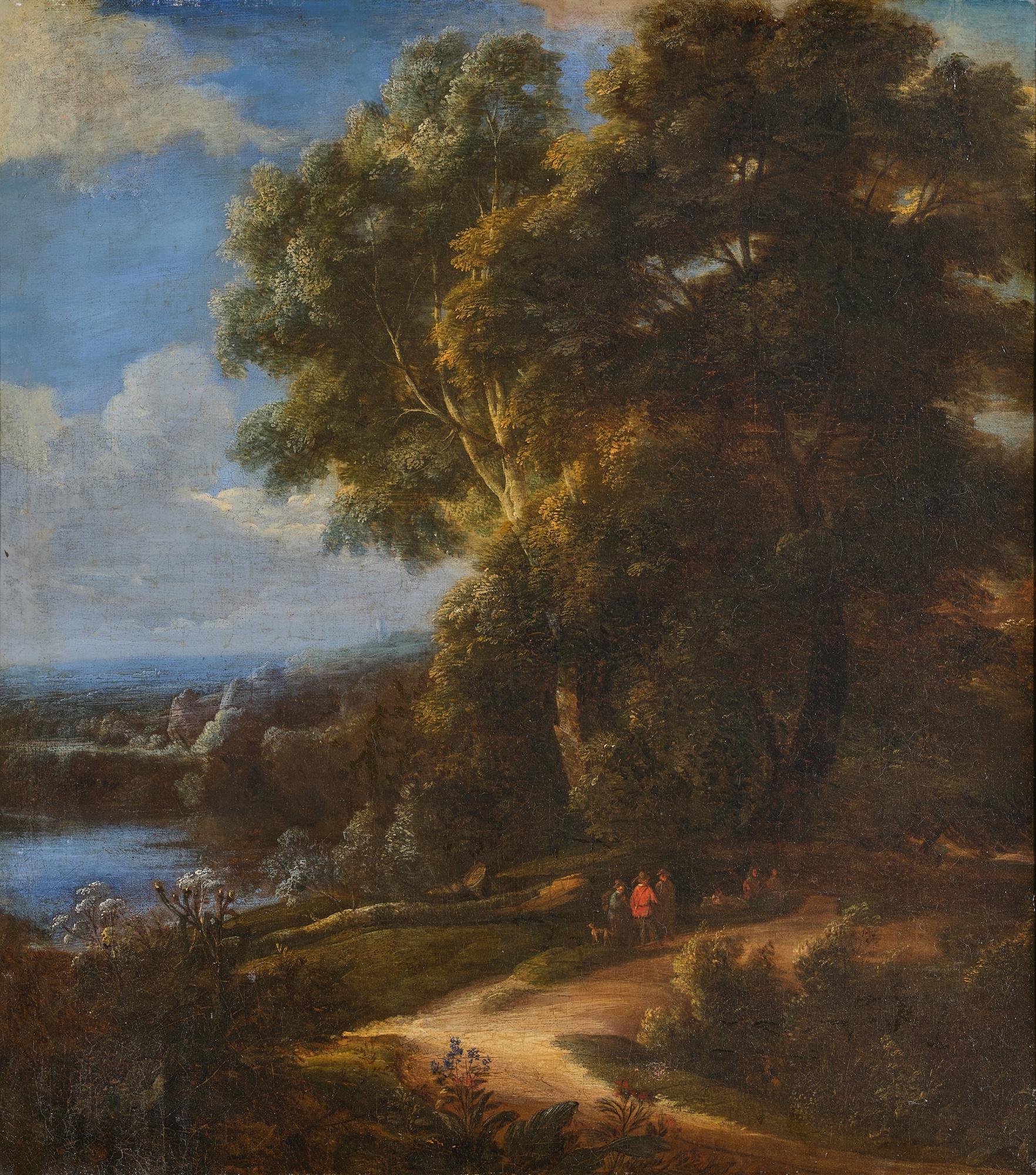 Winding path through a sylvan landscape