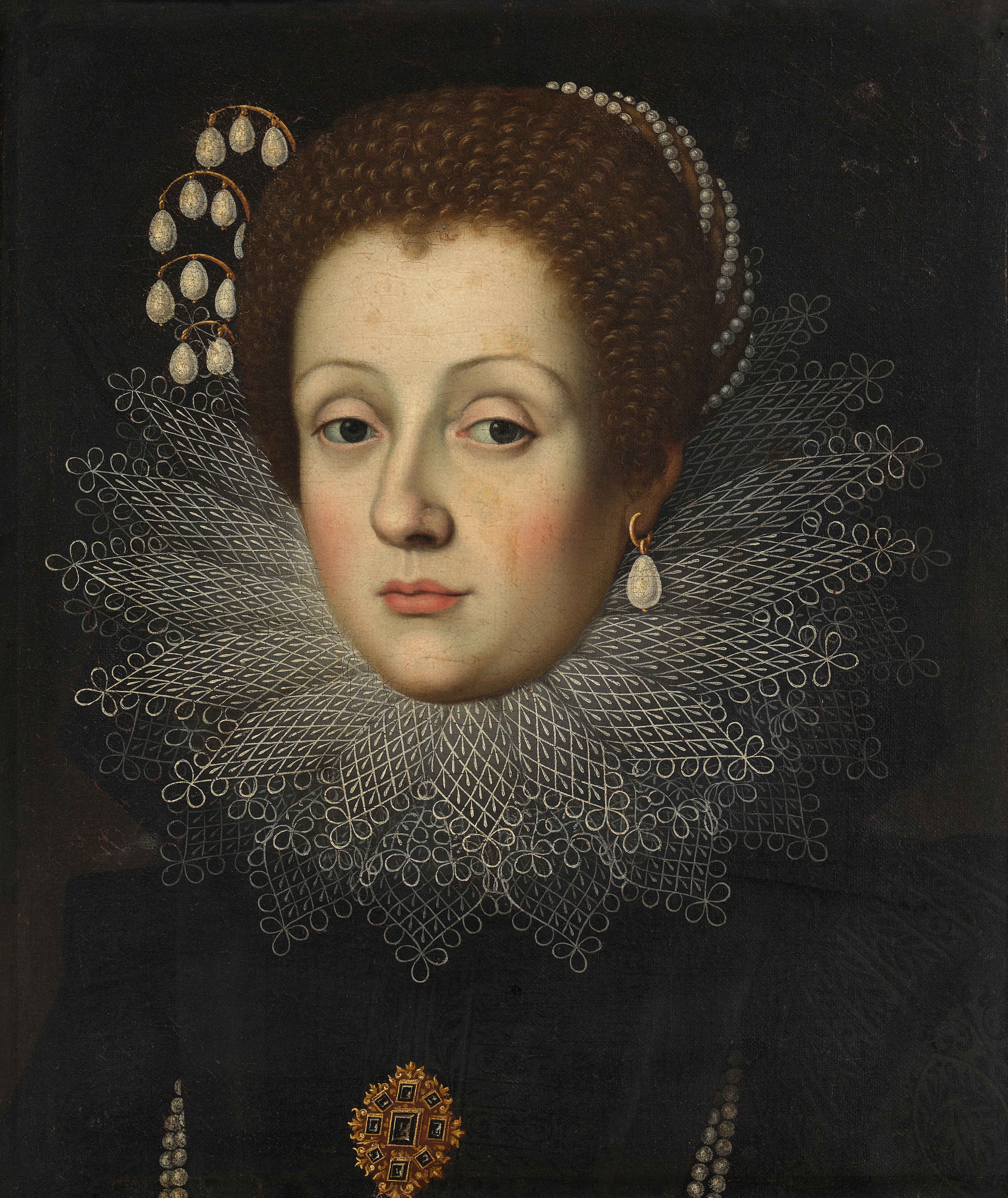 North Italian School, 17th century — Portrait of a noblewoman