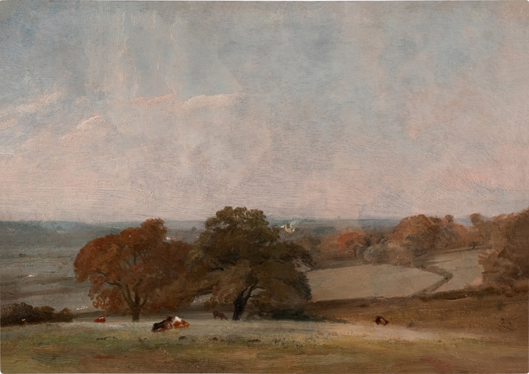 John Constable — View of Dedham Vale from East Bergholt