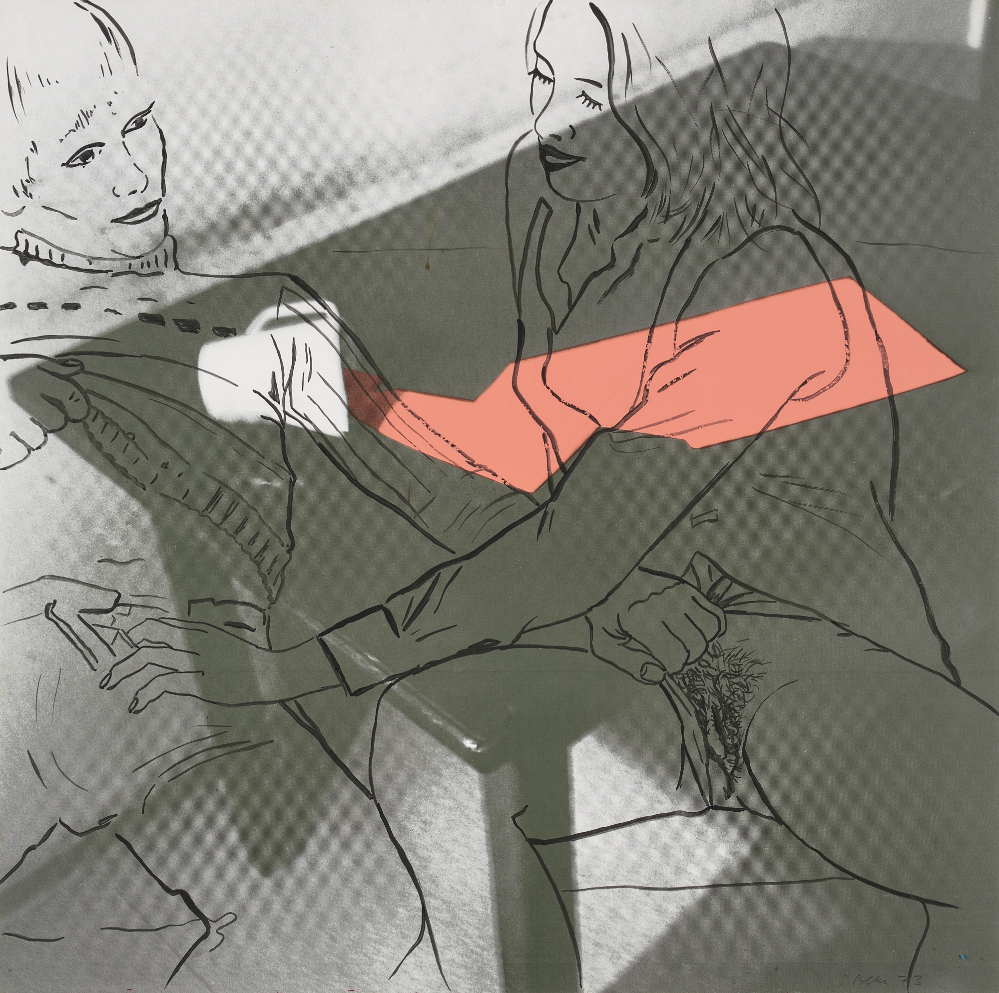 Sigmar Polke — Tisch mit umgekippter Kanne II