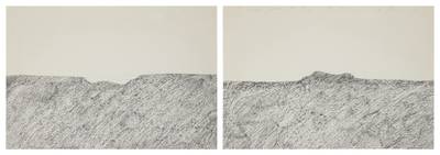 Azzerare il solco prodotto dai piedi dell’uomo (To Reset the Furrow Produced by Man's Feet) and Il paesaggio prodotto dal tempo dell’uomo (Landscape Produced by Man's Time) [Two Works]  