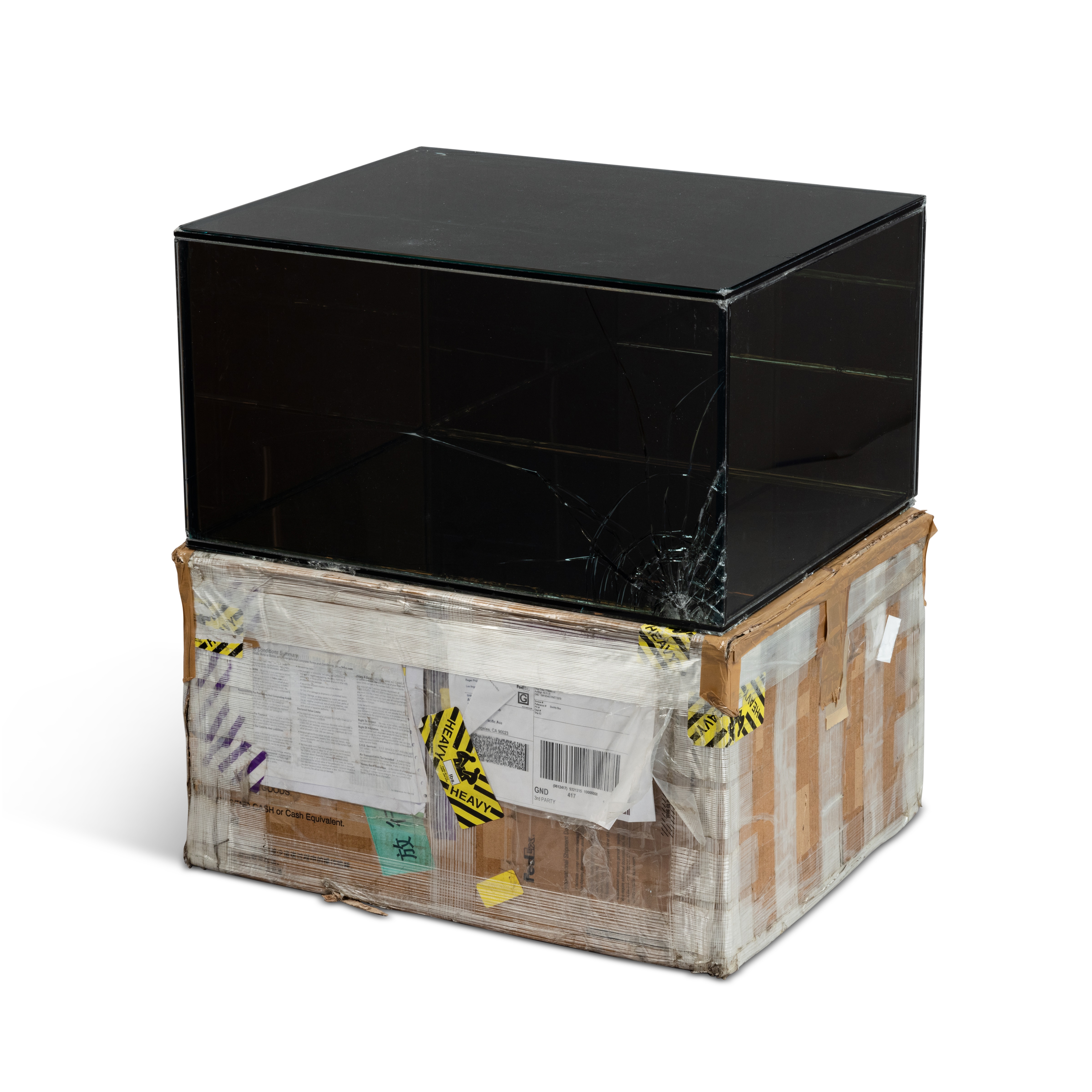 Walead Beshty — FedEx® Large Kra3 Box© 2004 FEDEX 155143 REV 10/04 SSCC, InternaEonal Priority, Los Angeles-Beijing trk#858510689286, September 9-15, 2011...